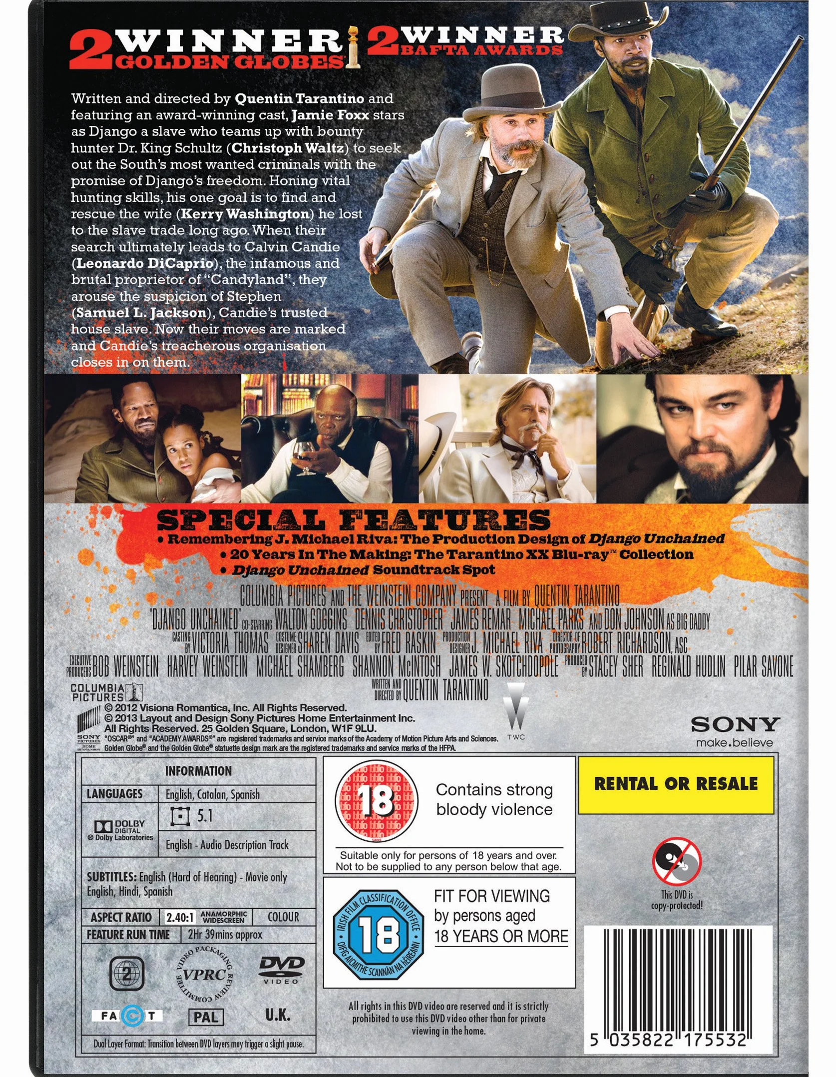 Django Unchained DVD