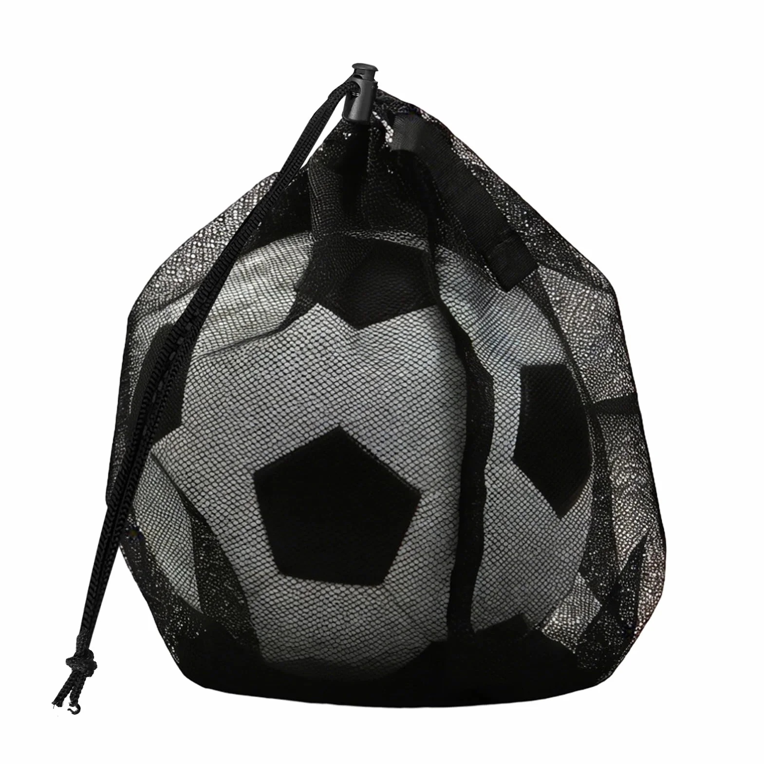 Bolsa de Baloncesto con Cordón, Mochila Portátil para Pelotas, Red para Baloncesto Voleibol Fútbol Americano