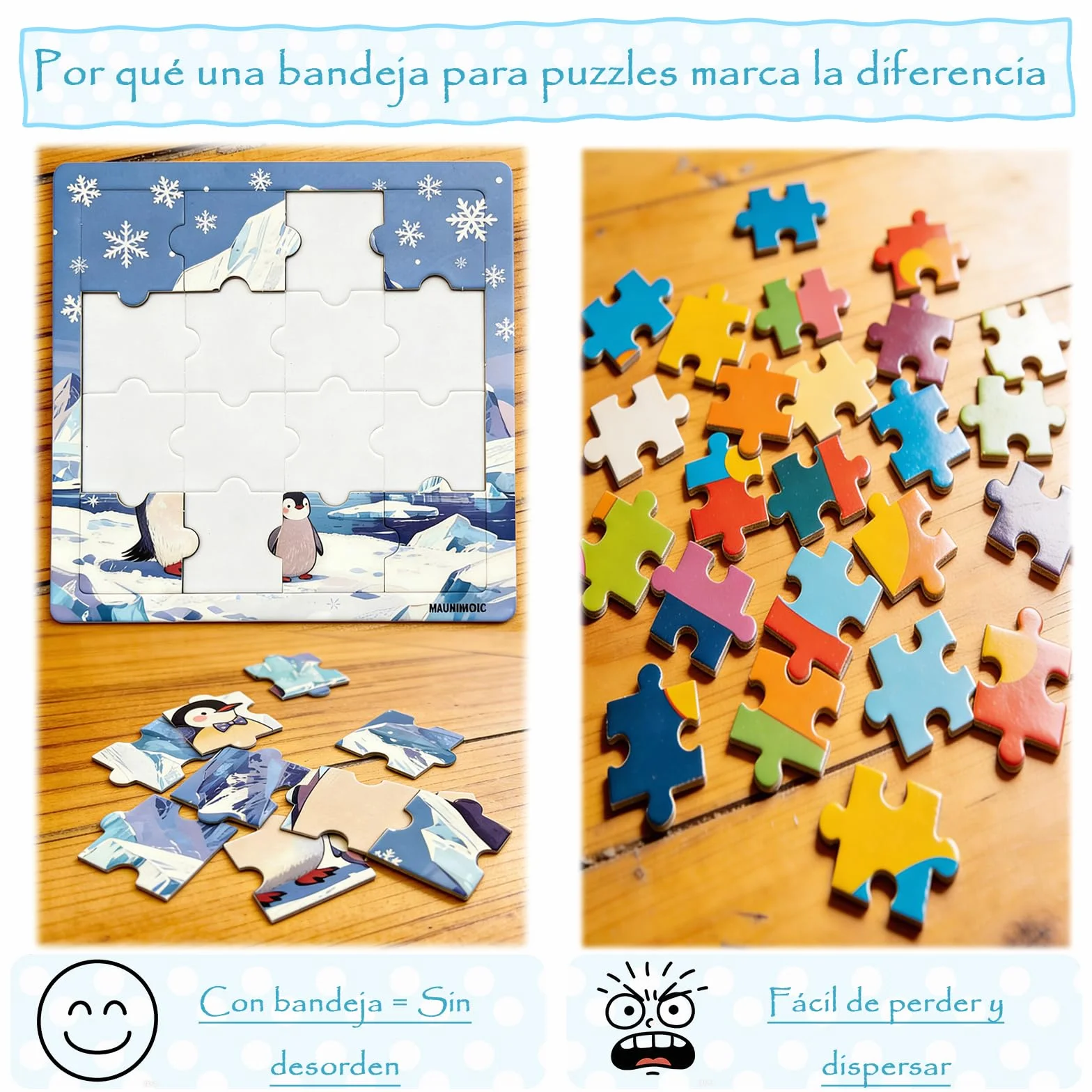 Puzzles para Niños, Pack 24 Puzzles 16 Piezas con Base, Puzzle Animal Envuelto Individualmente Juguete Educativo Regalos Fiesta Cumpleaños