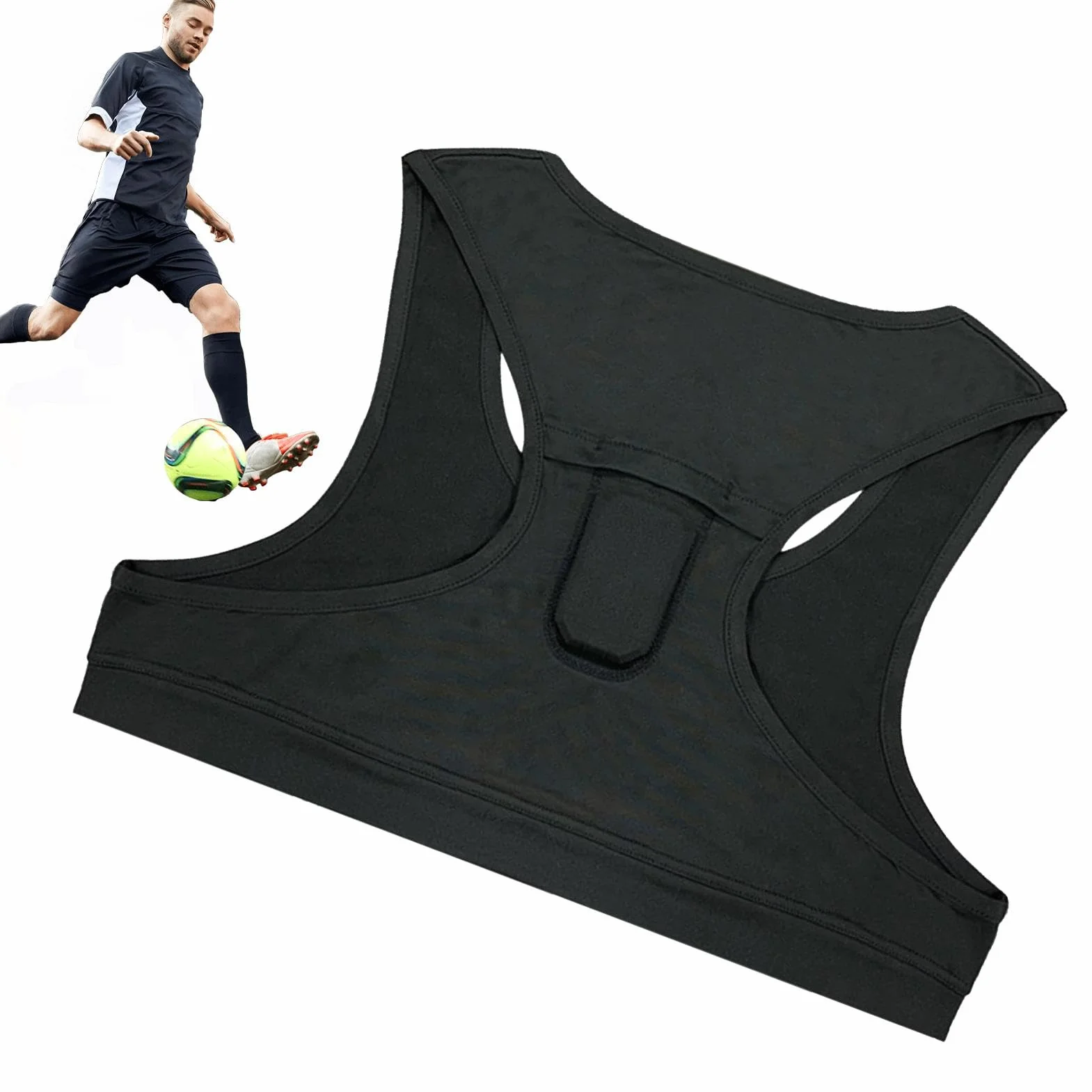 Chaleco de rendimiento de fútbol transpirable para hombres y mujeres