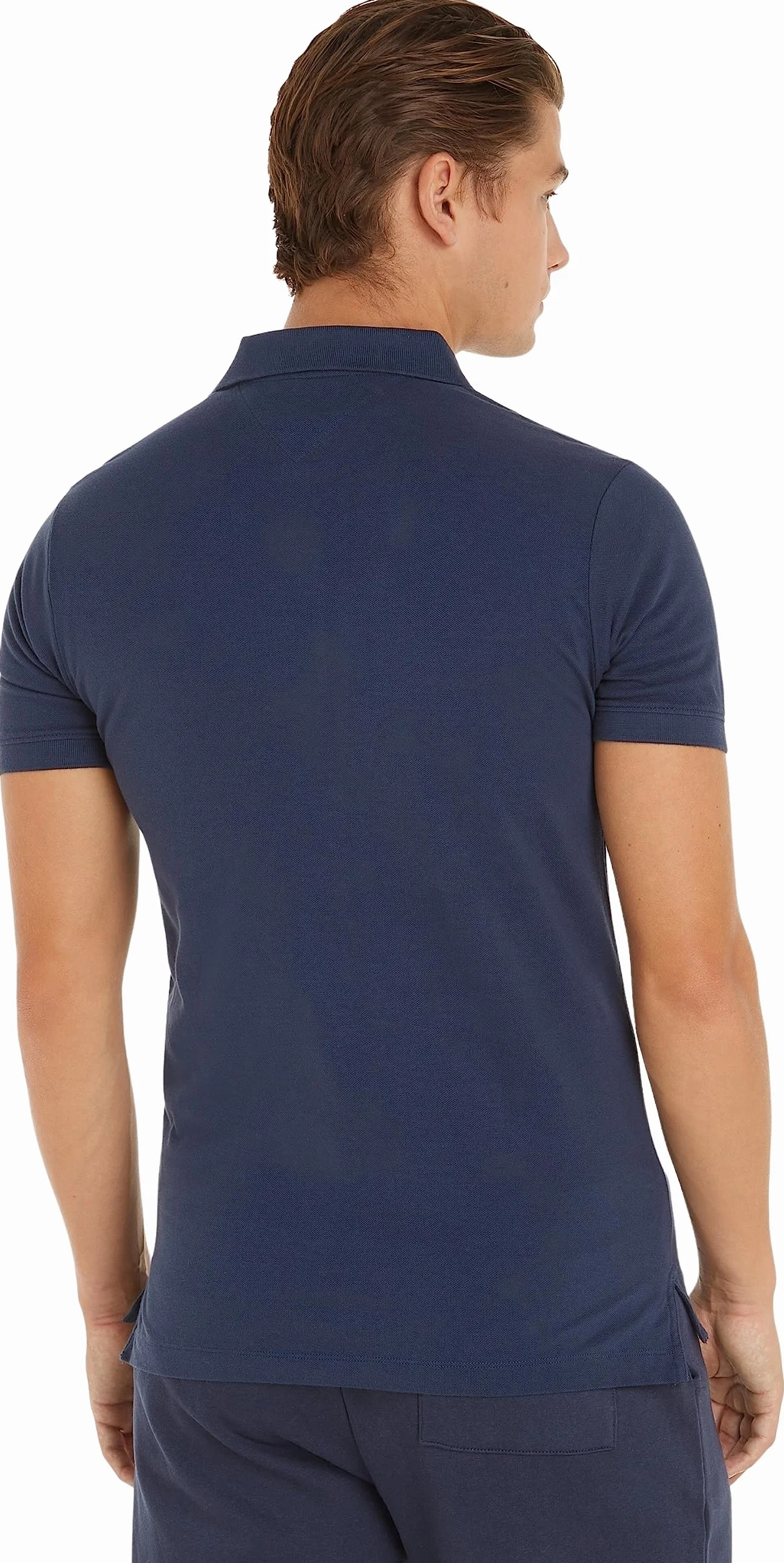 Tommy Jeans Polo de Manga Corta Hombre Slim Fit