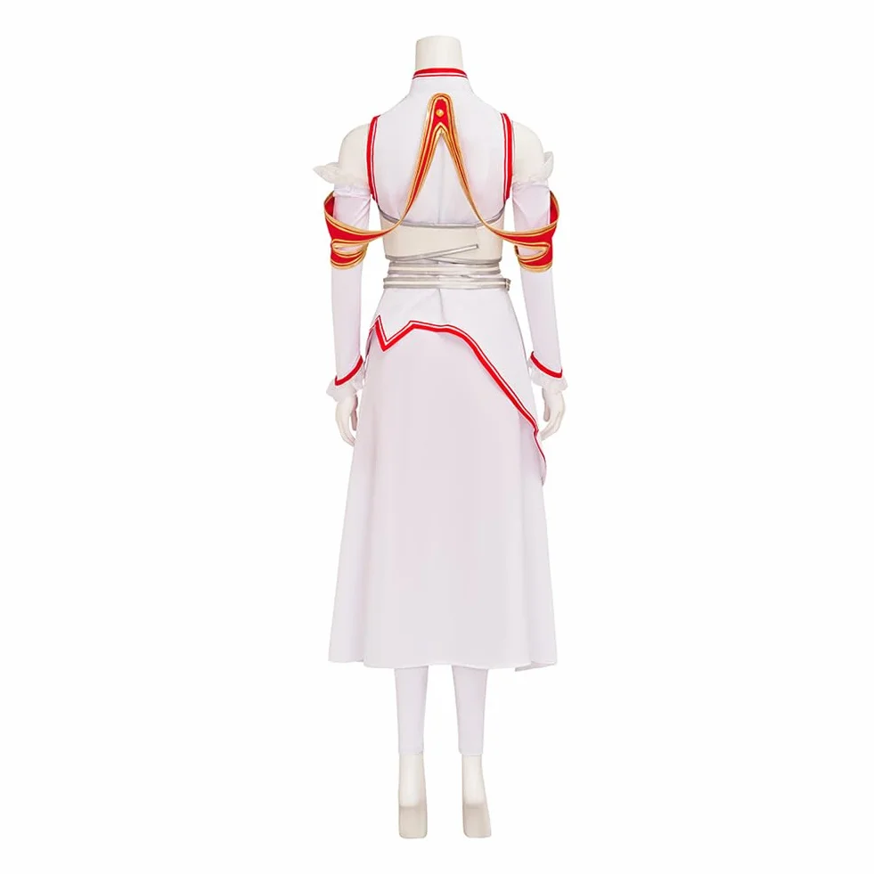 Zhongkaihua Yuuki Asuna - Disfraz de cosplay de uniforme de batalla, disfraz de anime para niña, conjunto completo de disfraz de Halloween, carnaval, fiesta