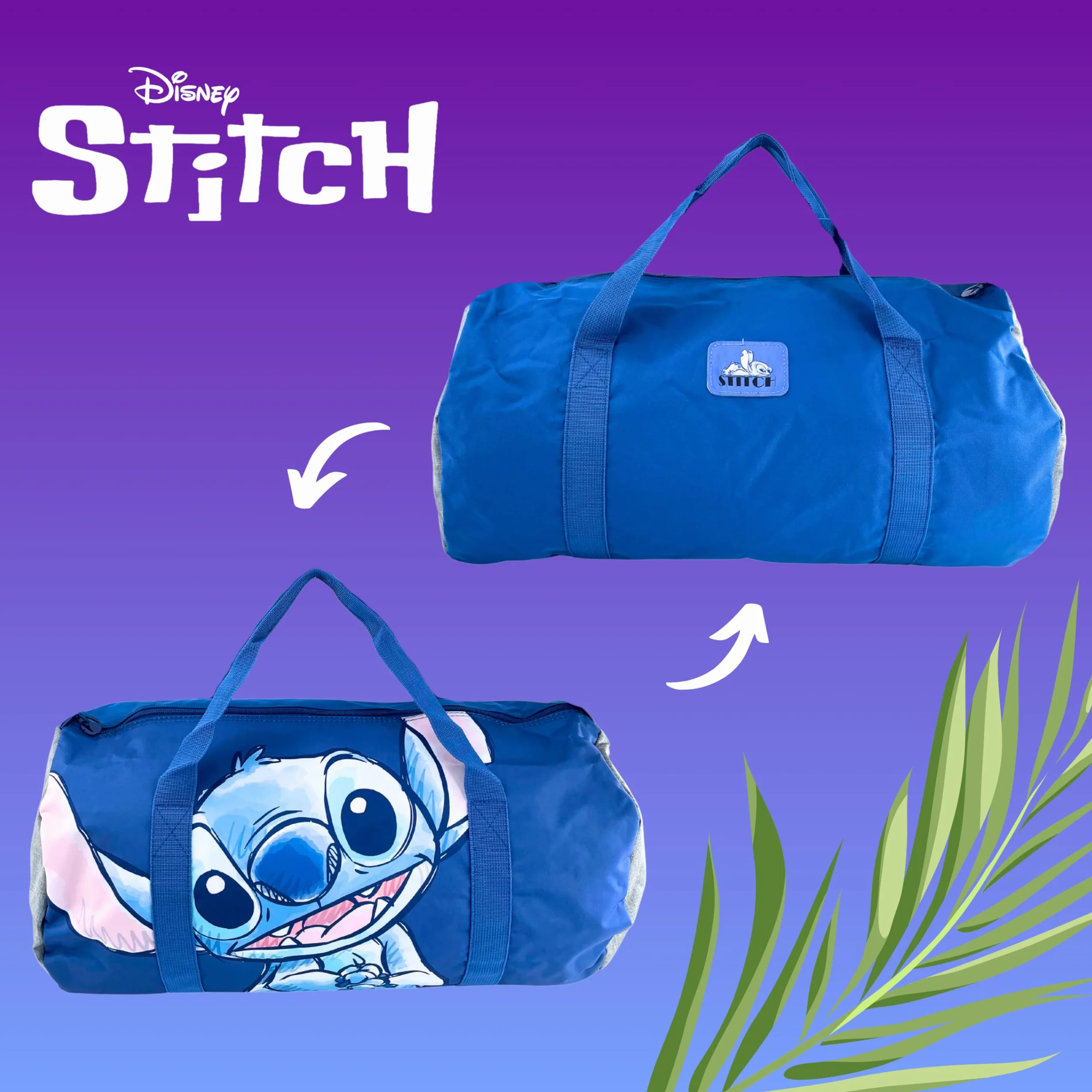 Disney Stitch Bolsa Deporte Gimnasio Infantil Equipaje Accesorios Regalo Niñas