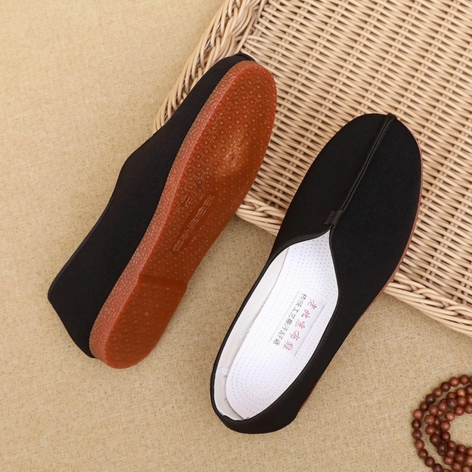 Zapatillas Kung Fu para Hombres y Mujeres Flexibles Artes Marciales Tai Chi Zapatos con Suela de Goma Antideslizante