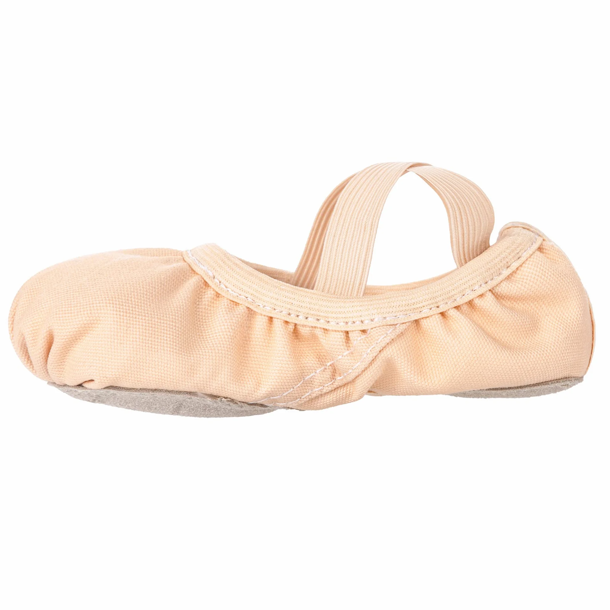Zapatos de Ballet para Niñas de Lona con Suela de Cuero Dividida