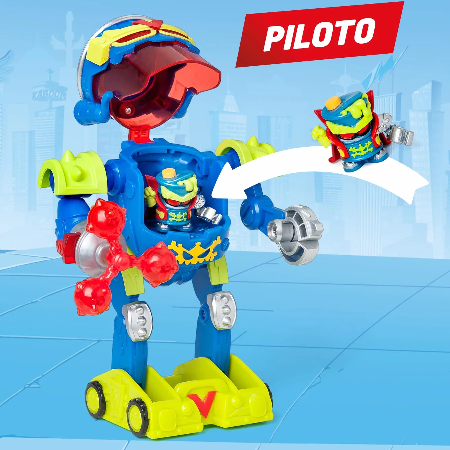 Superthings Kazoom Power Ultra Striker Robot Mr. King Exclusivo