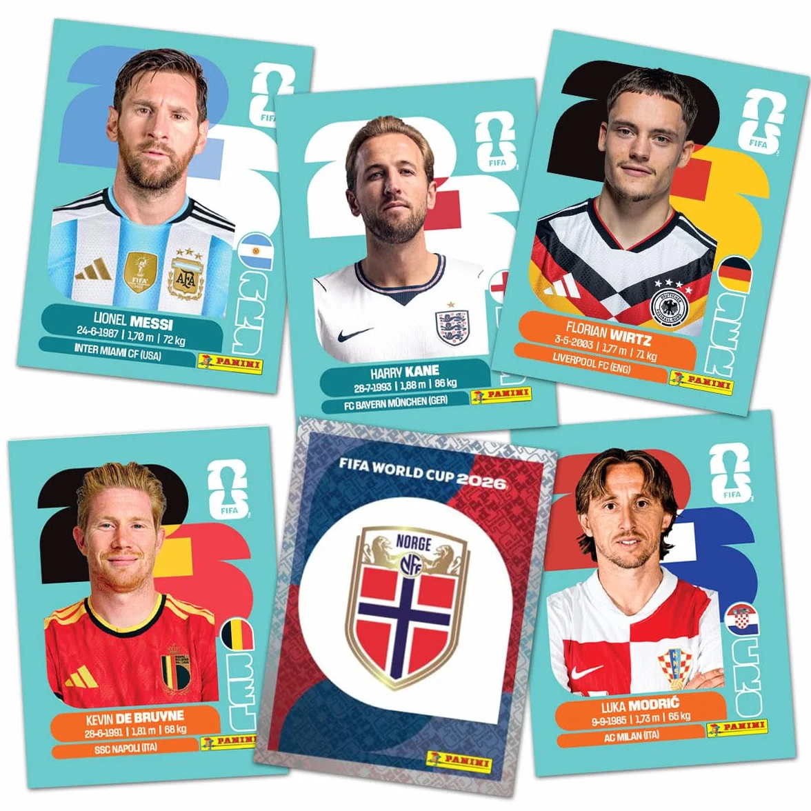 Panini - Colección oficial de la FIFA World Cup 2026™ (caja de 100 bolsas)