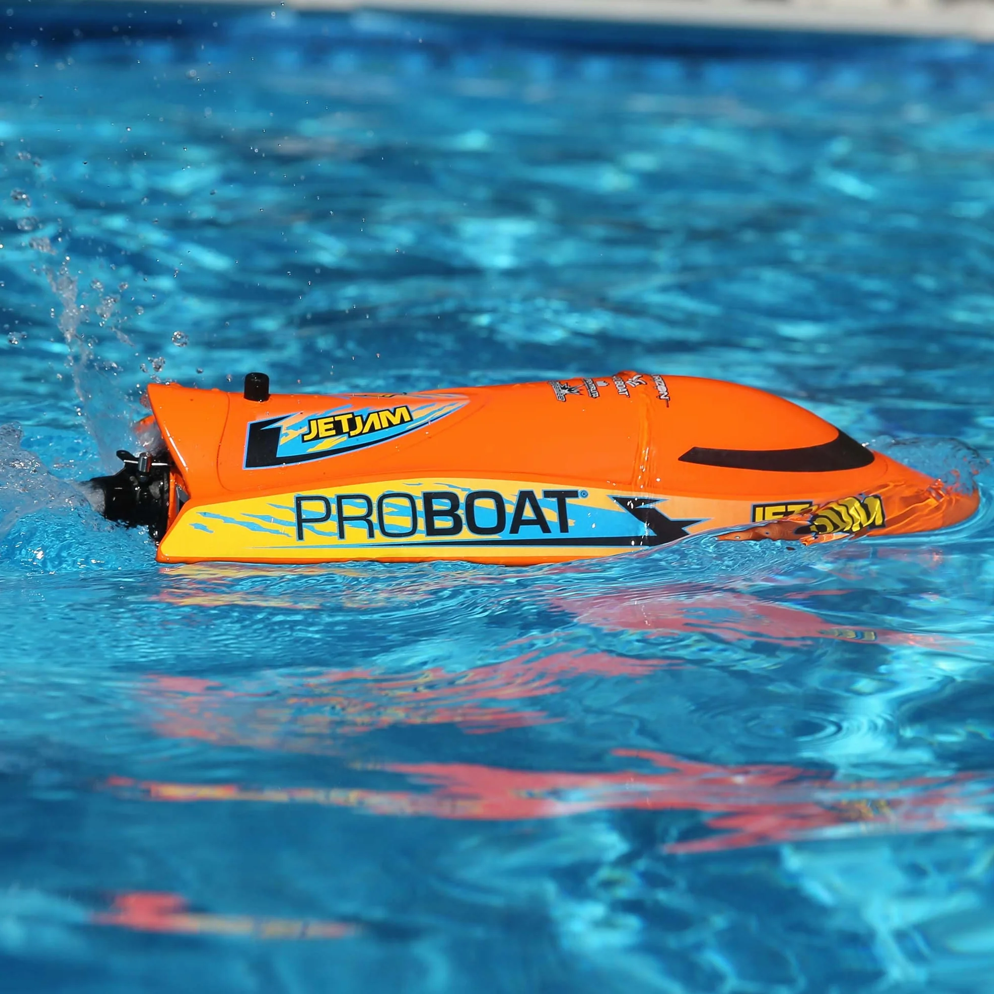 Horizon Hobby Proboat Jet Jam V2 - Piscina autoportante (12", cepillada), Color Naranja