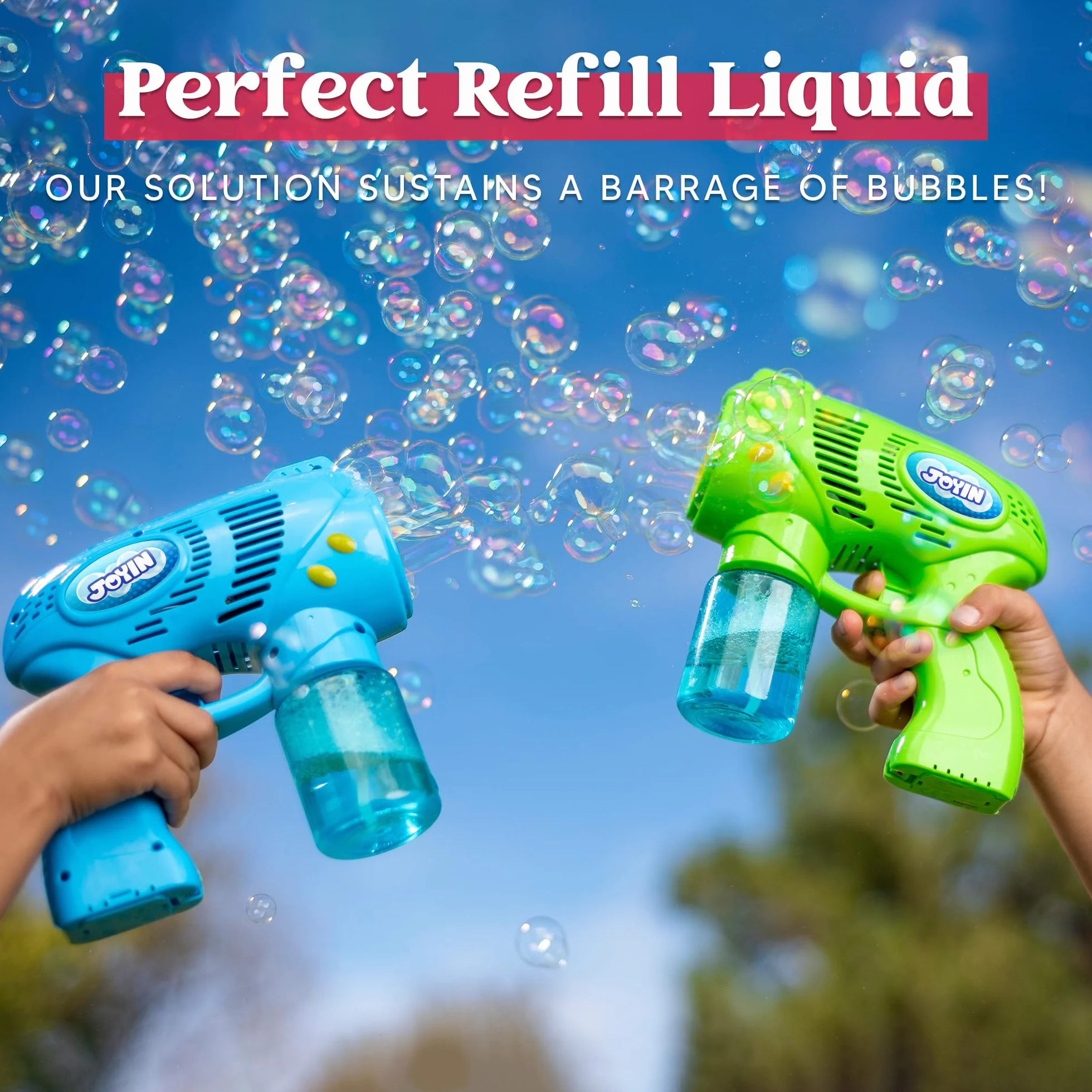 JOYIN Líquido para Pompas de Jabón 29,5L, para Fiestas de Verano, Regalos, Juguete Infantil