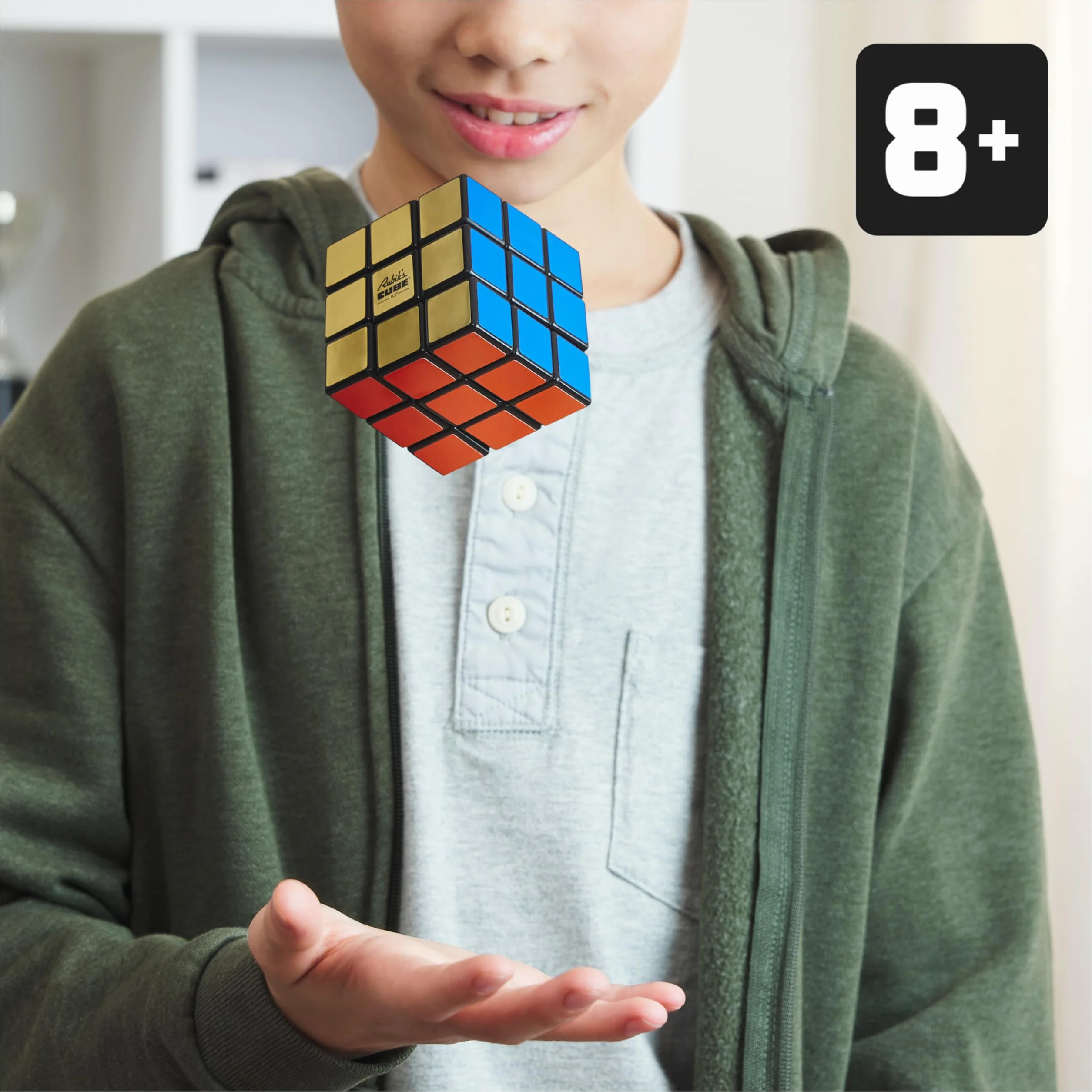 Rubik's - Cubo DE Rubik EDICIÓN Especial Retro 50 Aniversario - Juego de Rompecabezas, Cubo Mágico para Desafiar la Mente - 6068726 - Juguetes Niños 8 Años + - Regalo Niño 8 Años +