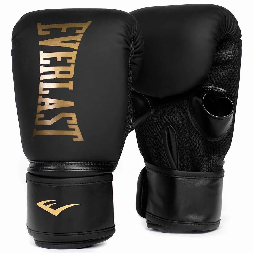 Everlast Cardio Elite Boxing Gloves for Bags, Mitt Work & Speed, Open Thumb Design, Wrap Strap, Dual Layered Foam