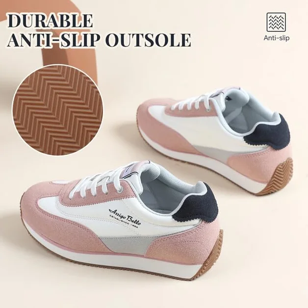 ARRIGO BELLO Zapatillas Mujer Deportivas Running Casual Transpirable Talla 36-41
