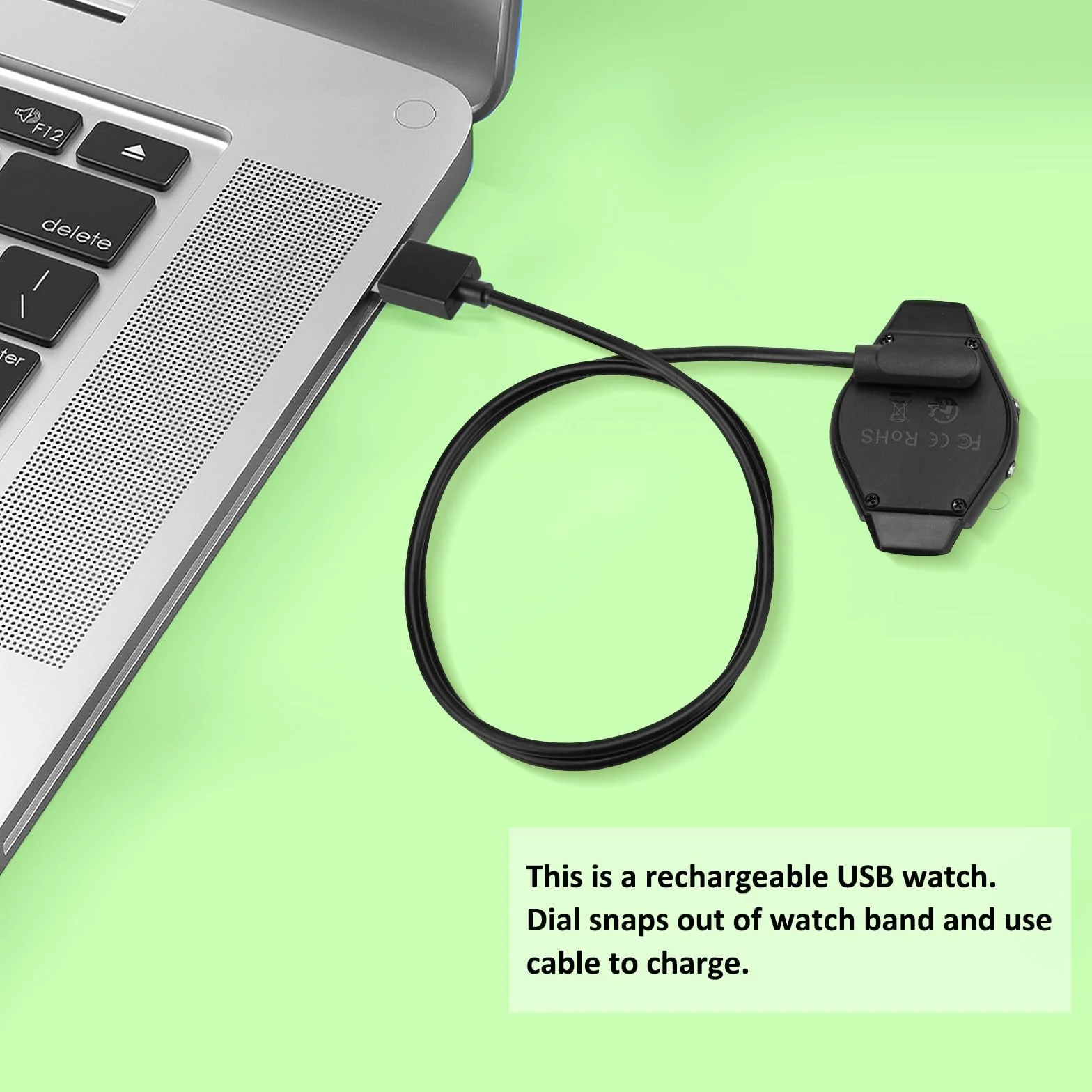 Reloj Digital Infantil Deportivo con Podómetro, Distancia y Calorías, Correa de Silicona