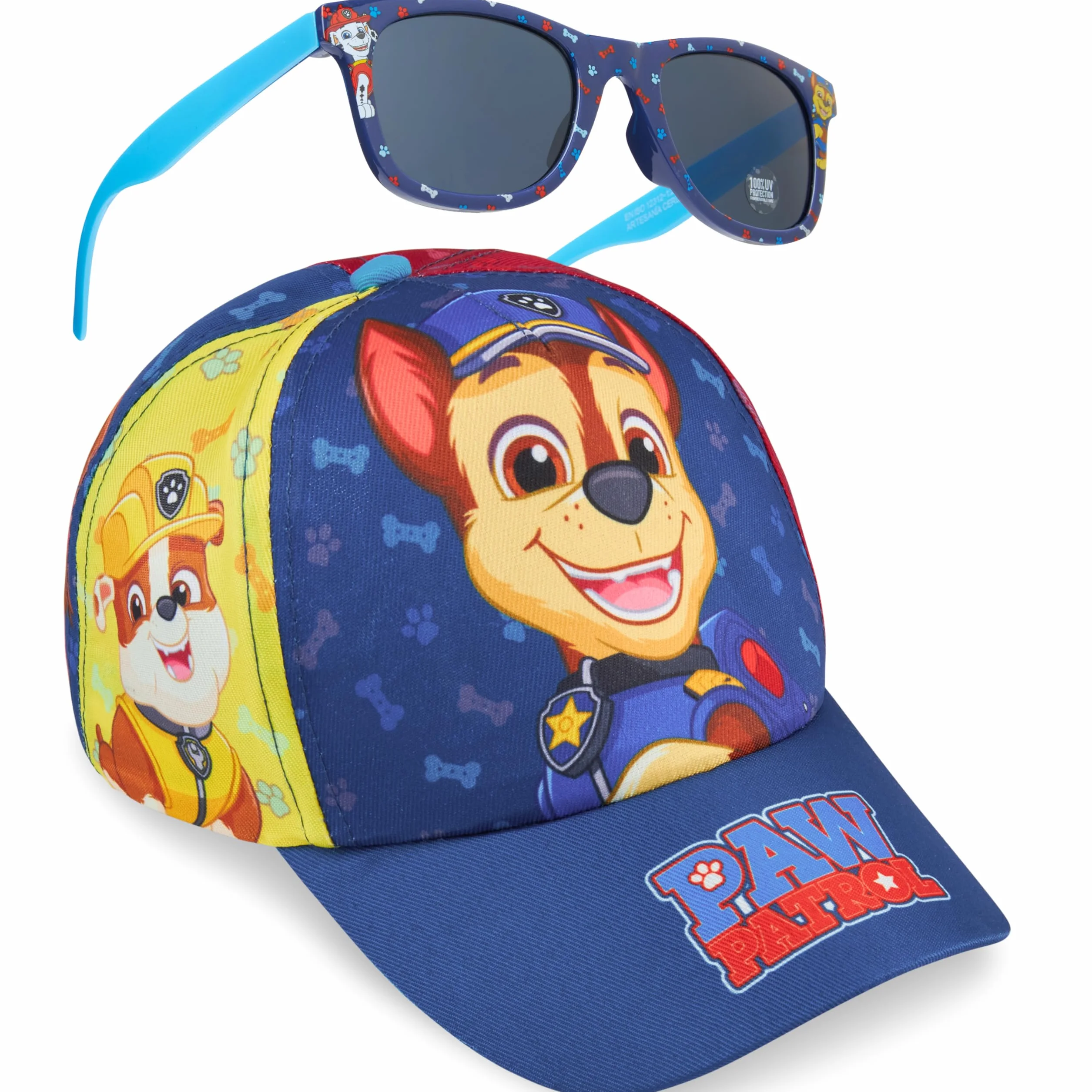 Paw Patrol Minions Gorra Infantil Ajustable Gafas de Sol UV 400 Conjunto Verano Niño Accesorios