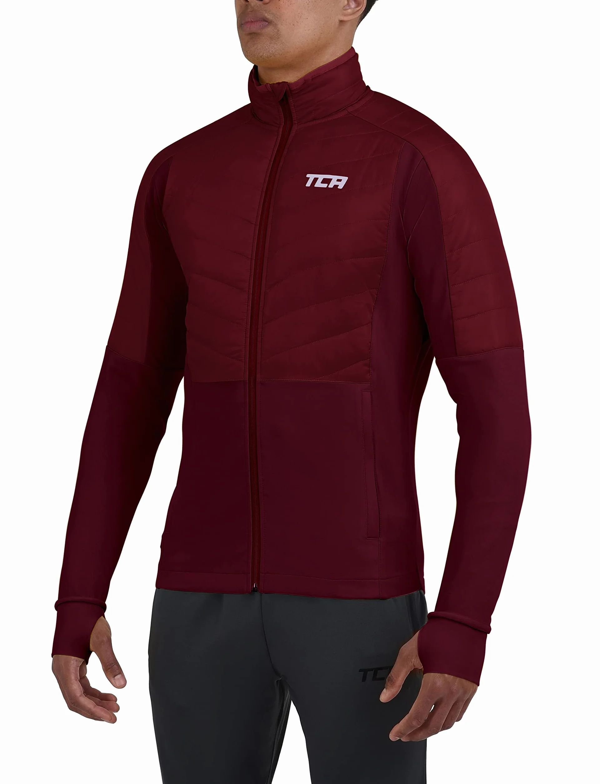 TCA Chaqueta Excel Runner plegable ligera repelente al agua hombre
