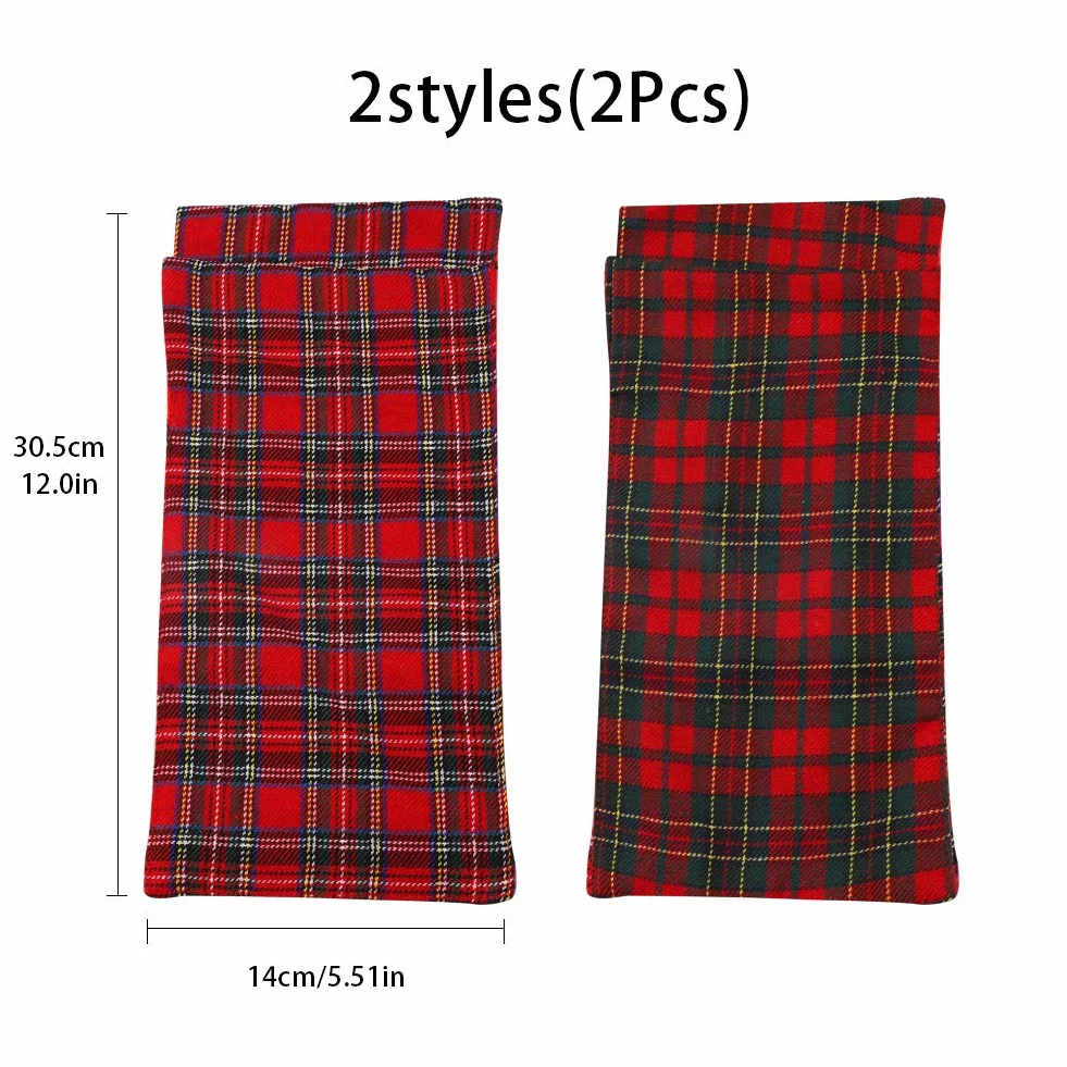 Saco de dormir elfo,paquete de 2 saco de dormir a cuadros rojos de 5,51x12 pulgadas para muñeco de duende,duendes que se comportan mal accesorios decoraciones de muñeco de Navidad,muñeca no incluida