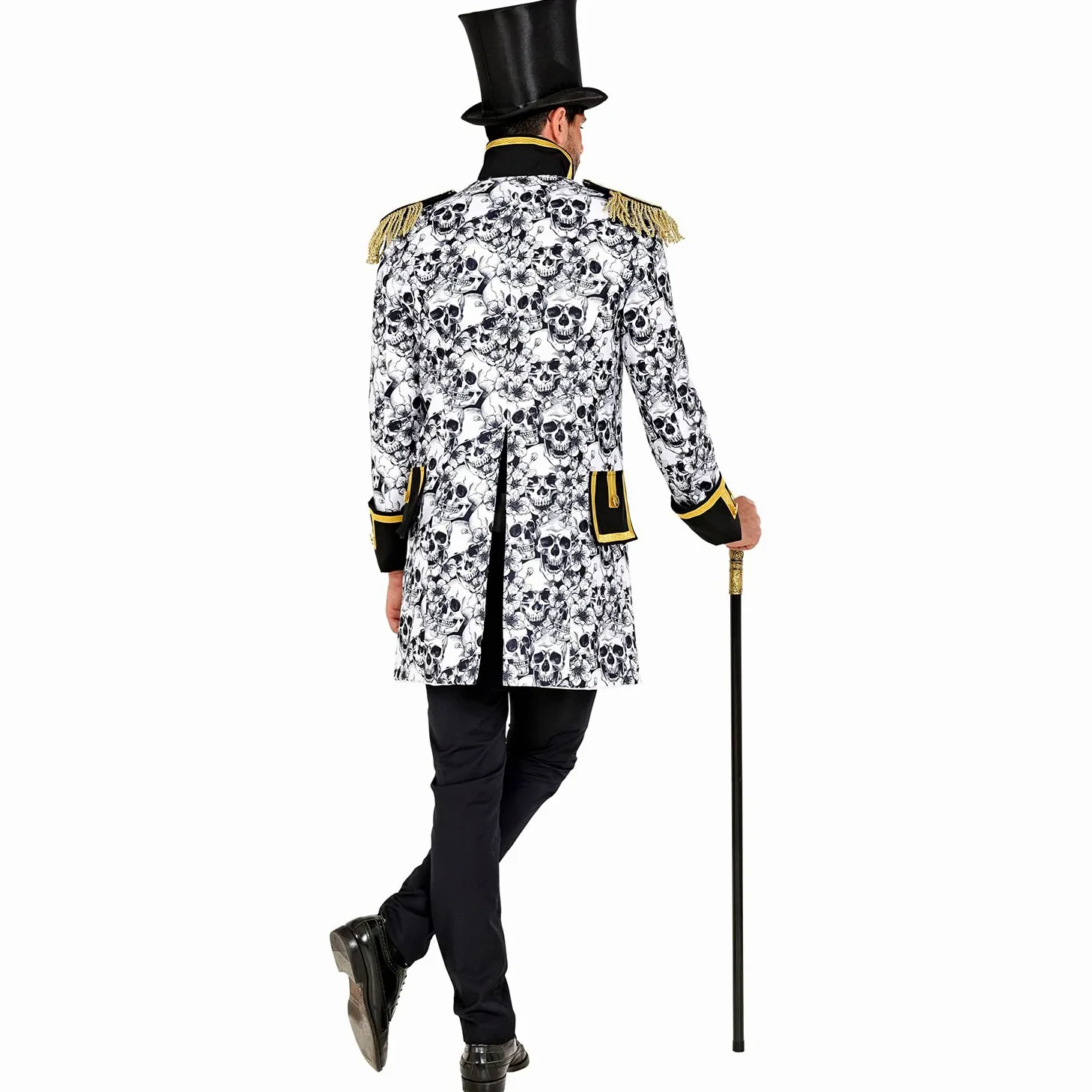 W WIDMANN MILANO Party Fashion - frac para desfile de disfraces, pirata, estrella del rock, uniforme de guardia, calavera, Día de los Muertos, carnaval, Halloween