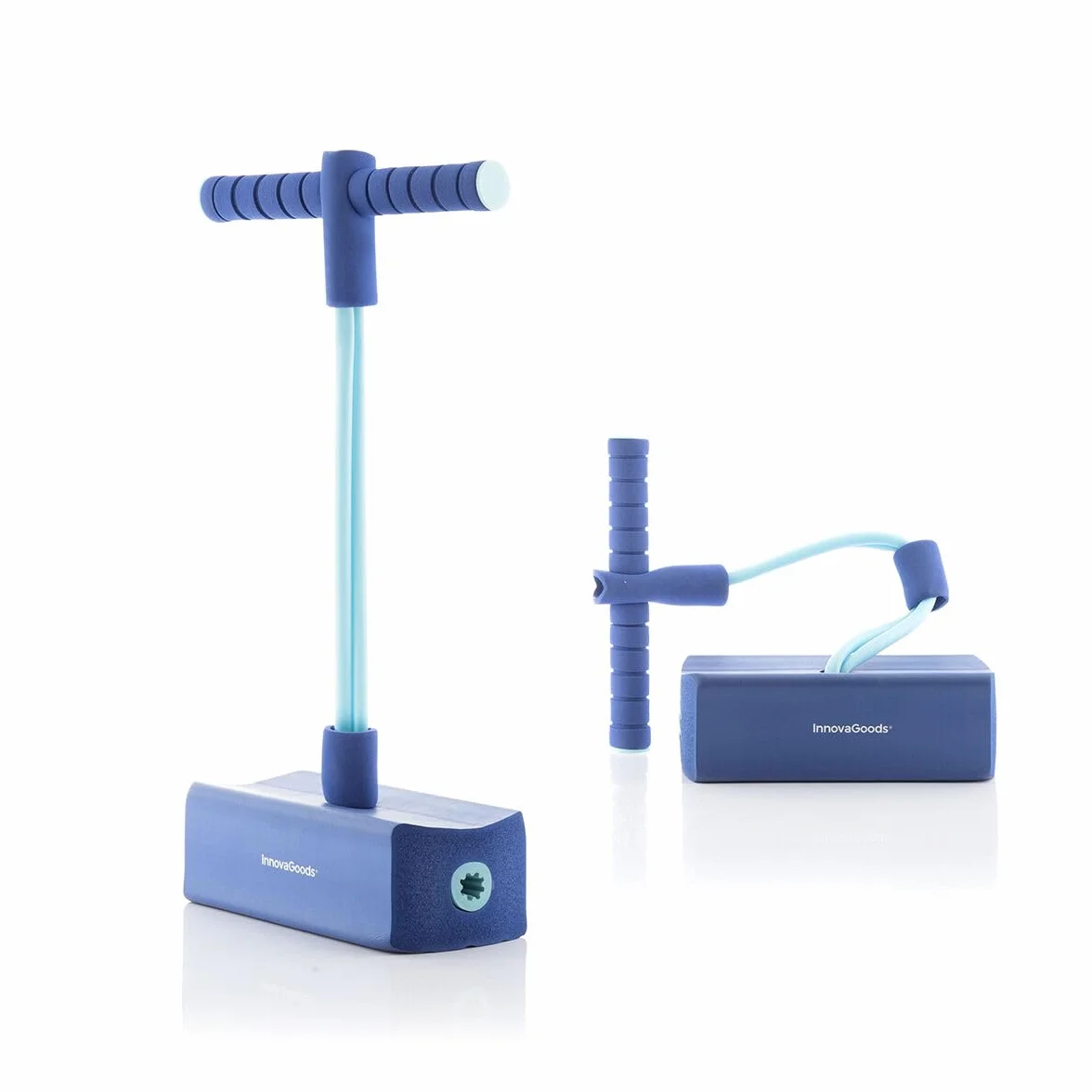 InnovaGoods® Pogo saltarín, Pogo para Actividades Infantiles y Familiares, Ejercicio y Habilidades físicas, Pogo saltarin con Sonido de Brinco, Cumpleaños para Niños +3 Años.