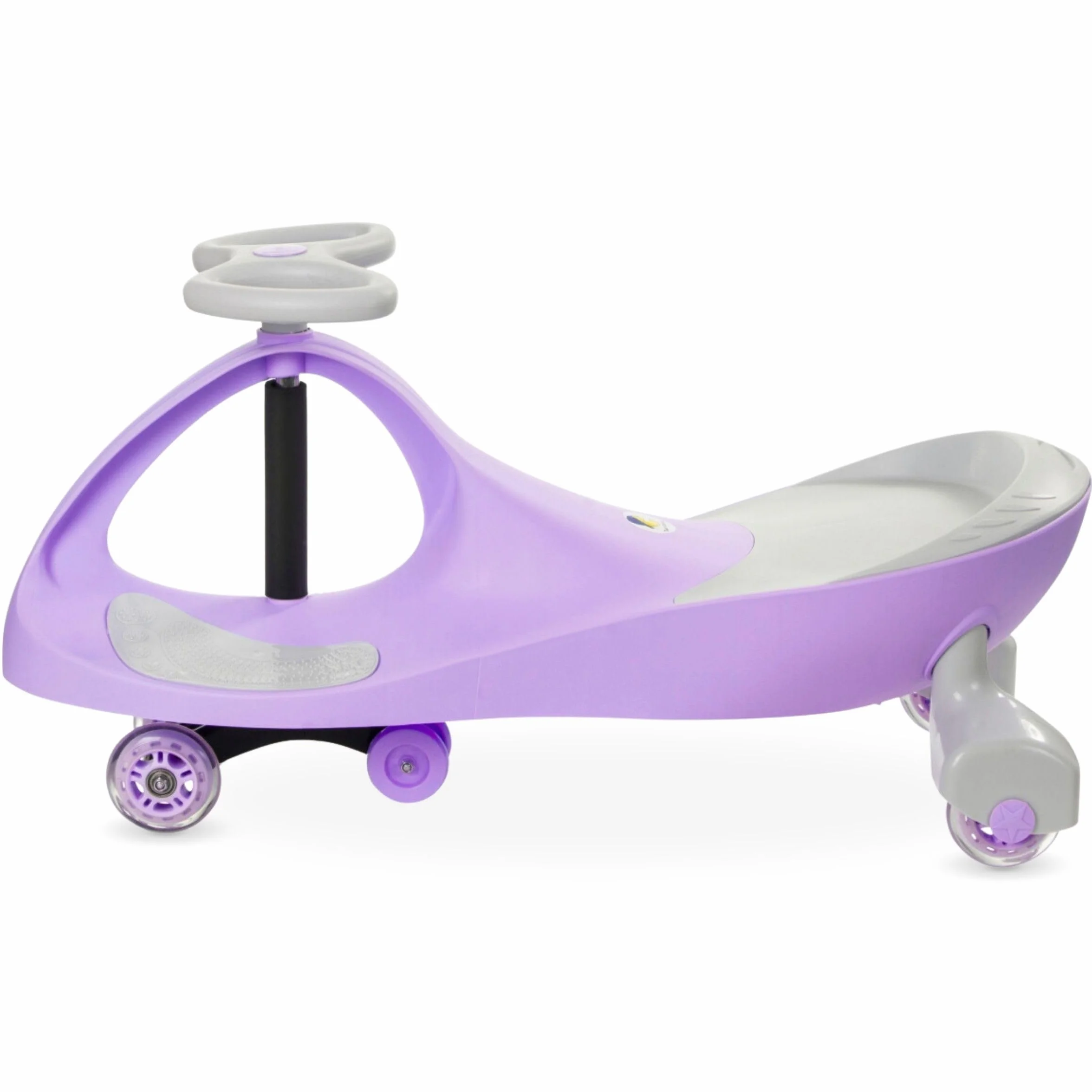 Coche para bebés 3+, TwistCar, Coche para niños pequeños, Vehículo para niños y niñas, Coche Giratorio con Volante, Ruedas de Goma, Capacidad de Carga hasta 120 kg, LED púrpura