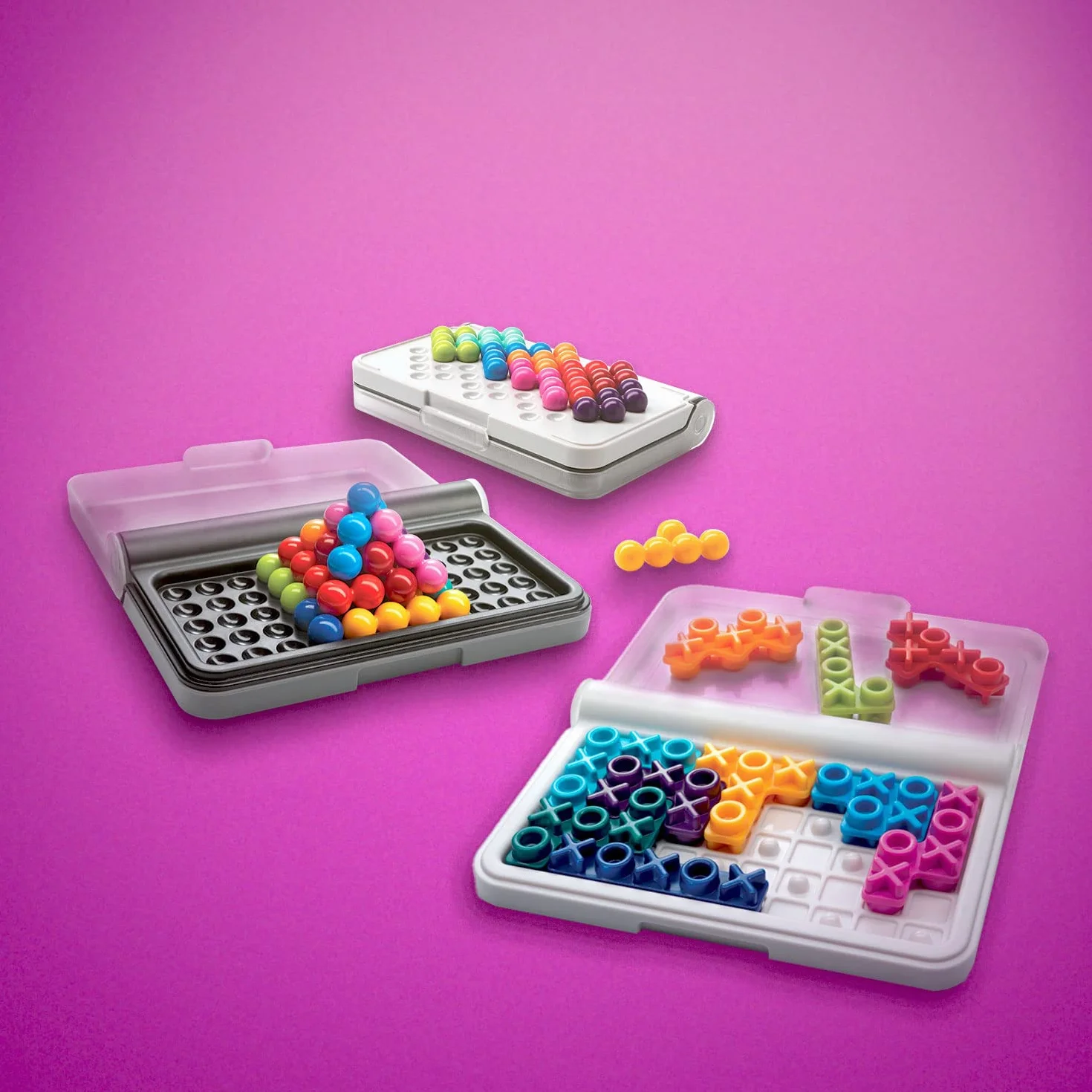 Smart Games - Iq Puzzler Pro + Iq XOXO | Juegos De Mesa Niños 6 Años | Juegos Educativos 6 Años | Juego de Mesa De Lógica para Niños | Juego Infantiles