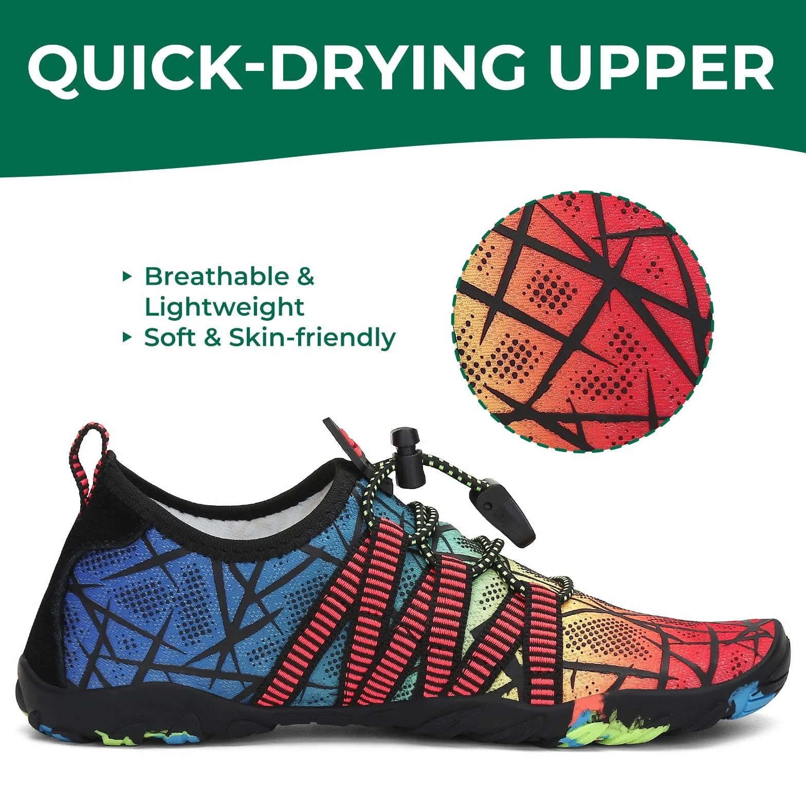 SAGUARO Escarpines Agua Zapatillas Antideslizante Playa Piscina Surf Acuaticas 24-36 EU