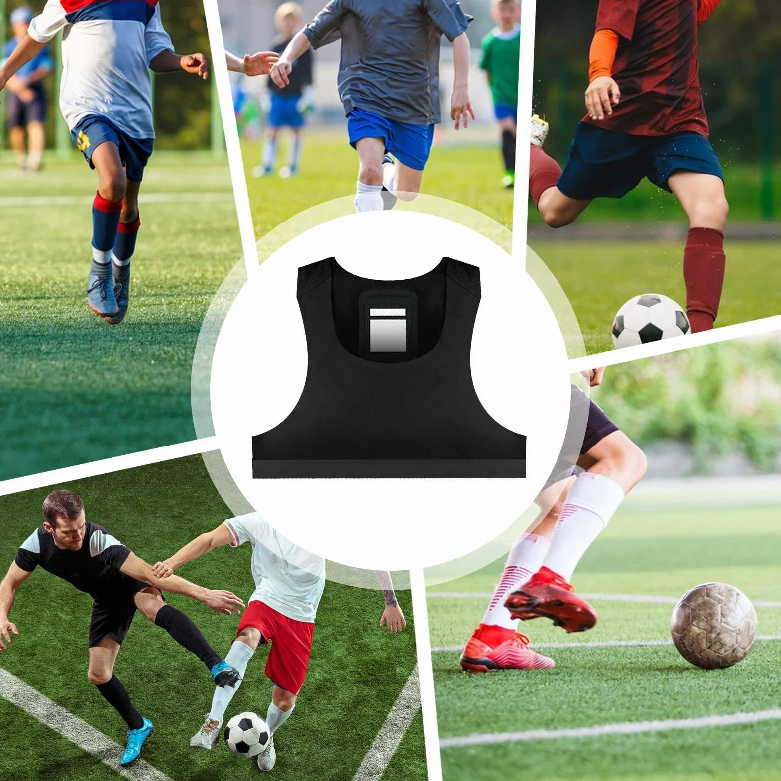 Chaleco de rendimiento de fútbol transpirable para hombres y mujeres