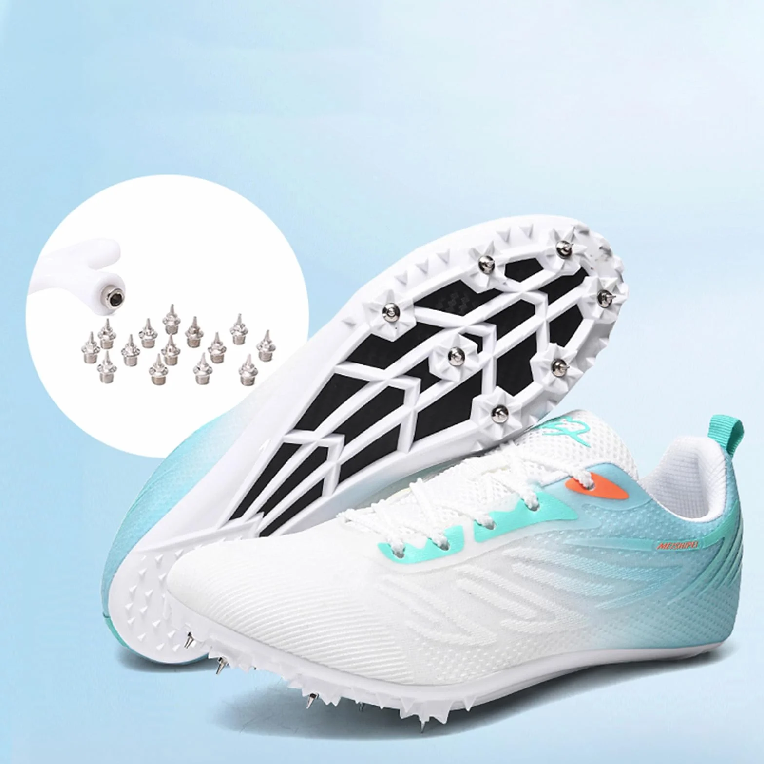Zapatillas De Atletismo con Clavos para Carreras Pista Y Campo Hombres Mujeres Niños Niñas