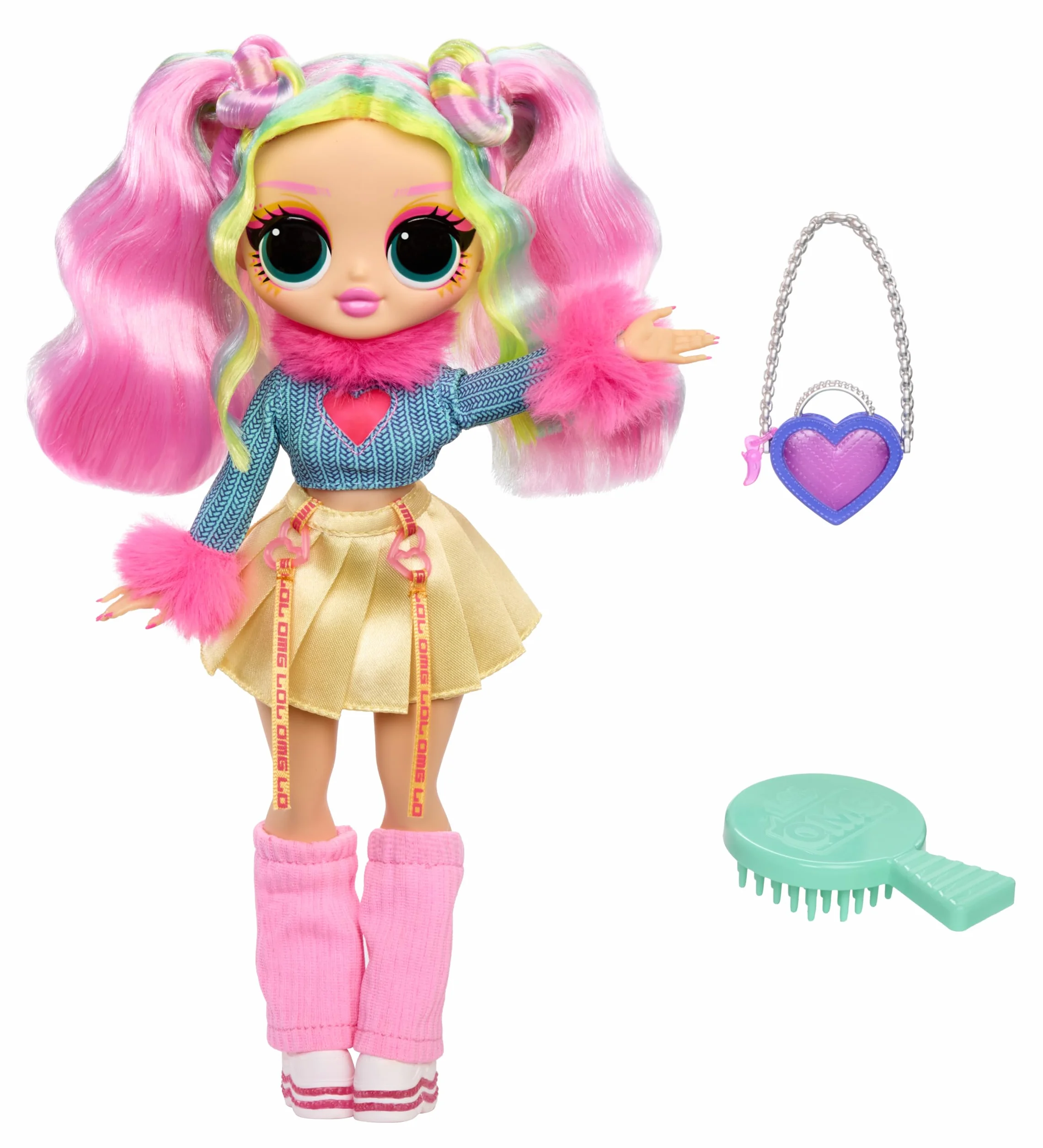 L.O.L. Surprise! OMG Doll - Bubblegum D.J. - Incluye 1 Muñeca de Moda, Viene con Modas Fabulosas, Colecciona Las 4