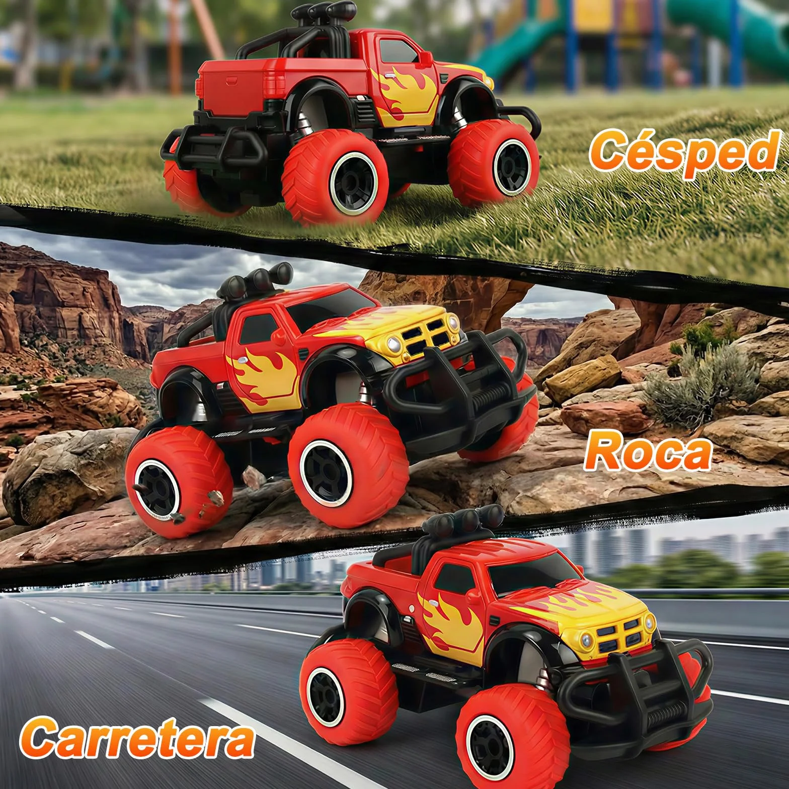 Pup Go Coche de Carreras Teledirigido 2.4Ghz para Niños 3 Años, Ideas, Rápido RC Coche de Juguete, Coche Radiocontrol Coche de Policía Niña,Coches Juegos Regalos Cumpleaños