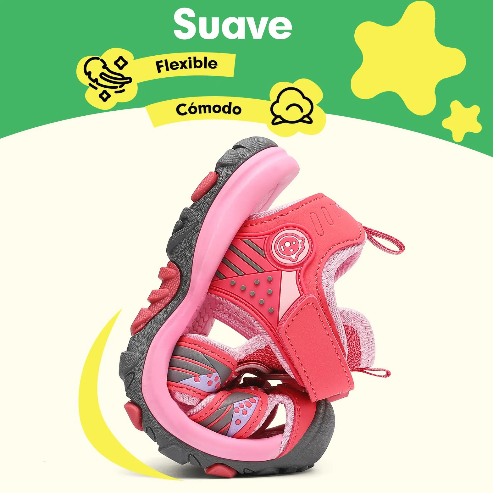 SAGUARO Sandalias Cerradas Niños Trekking Verano Zapatos Transpirable