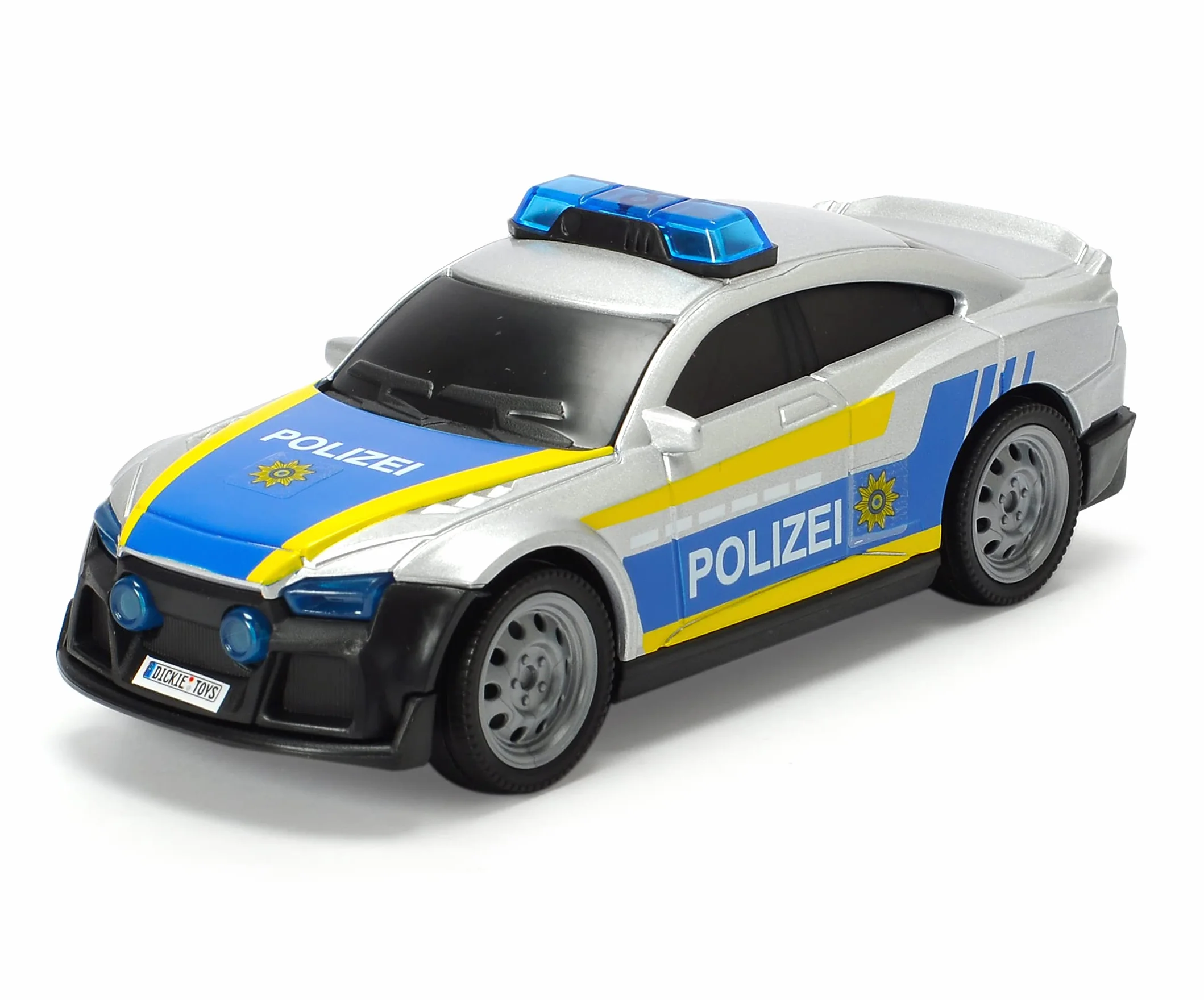 Dickie Toys – Estación de rescate - con coche de policía, camión de bomberos y ambulancia, guardia de rescate de juguete interactivo para niños a partir de 3 años