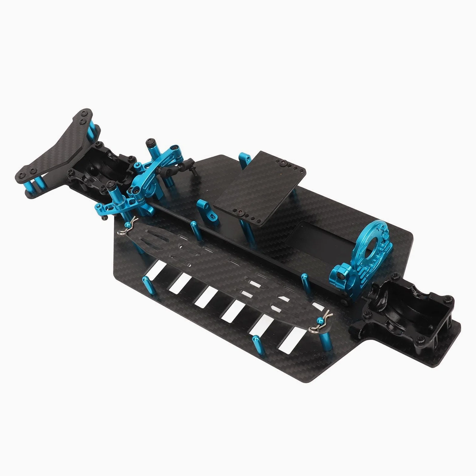 Chasis de Fibra de Carbono para Coche RC, Chasis de Coche RC Resistente, Ligero, de Alta Resistencia para TT02B