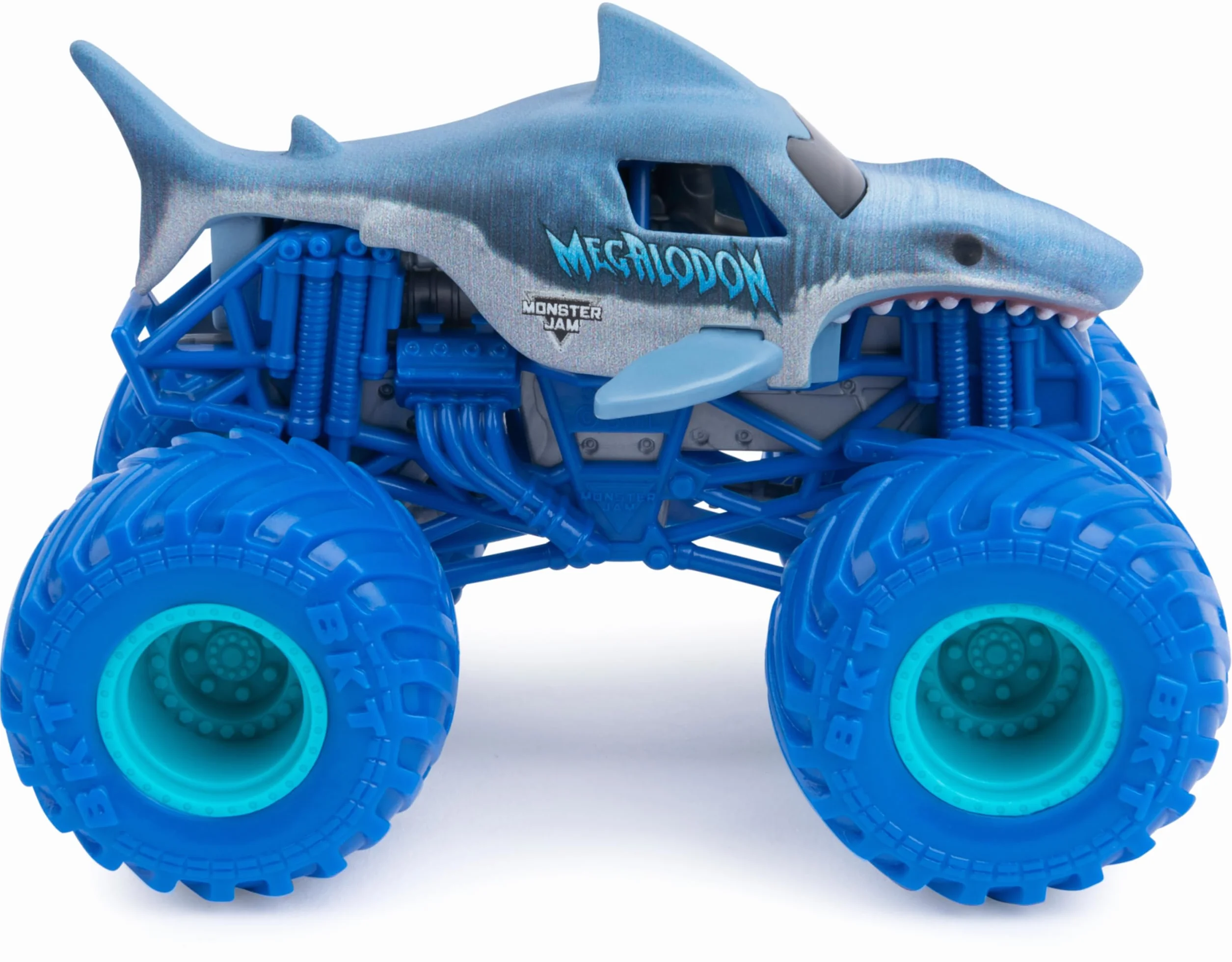 Monster Jam Pack 2 Camiones Metálicos Escala 1:64 Batman Vs. Megalodon Juguetes Niños 3 años+