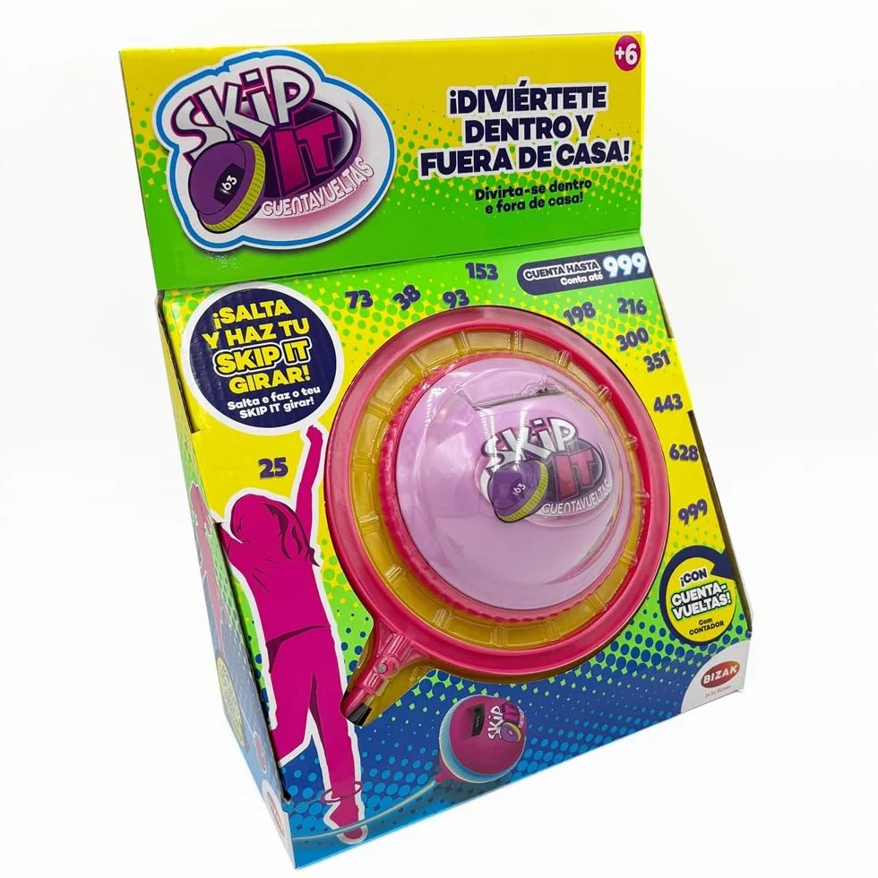 Bizak Aire Libre Skip It Fusion Cuentavueltas Juguete para Saltar Ejercicio Infantil Juego clásico para niños