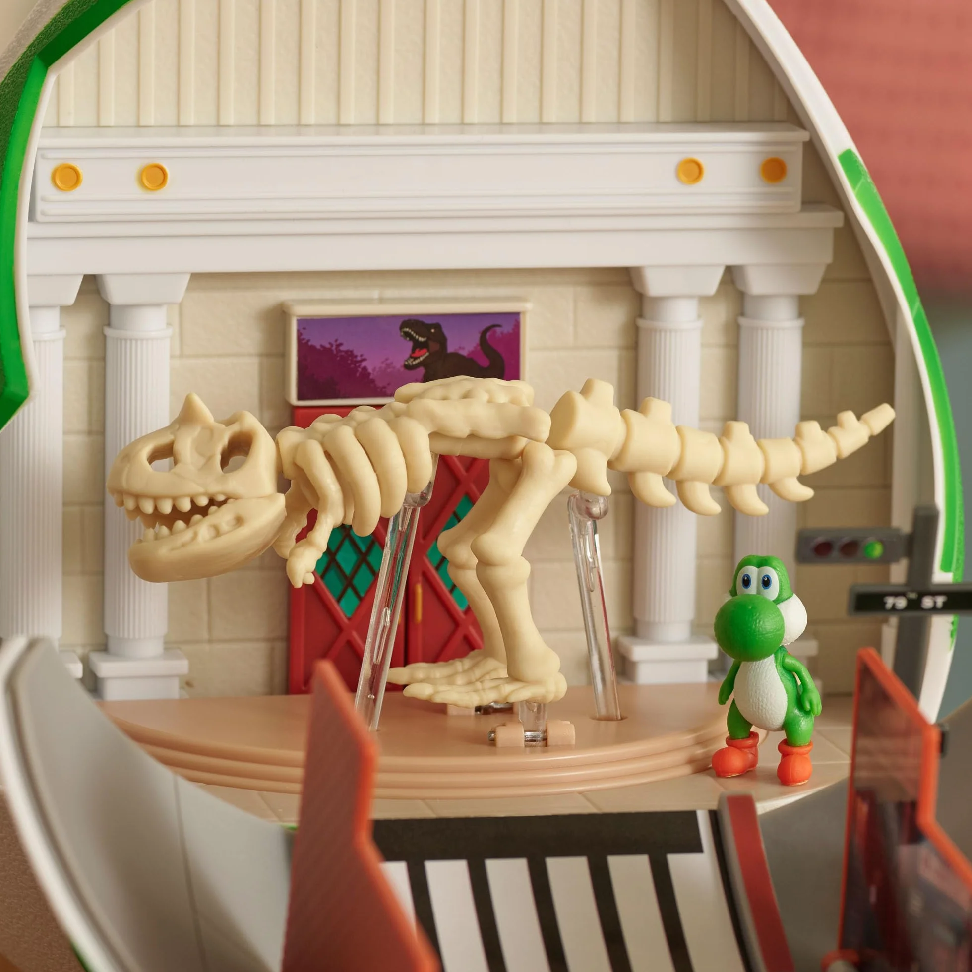 El Set de Juego Huevo de Yoshi de la película Super Mario Galaxy con Minifiguras de 3,8 cm, con Licencia Oficial de Jakks Pacific, Incluye Figuras de 4 cm y Mario de Fuego Exclusivo