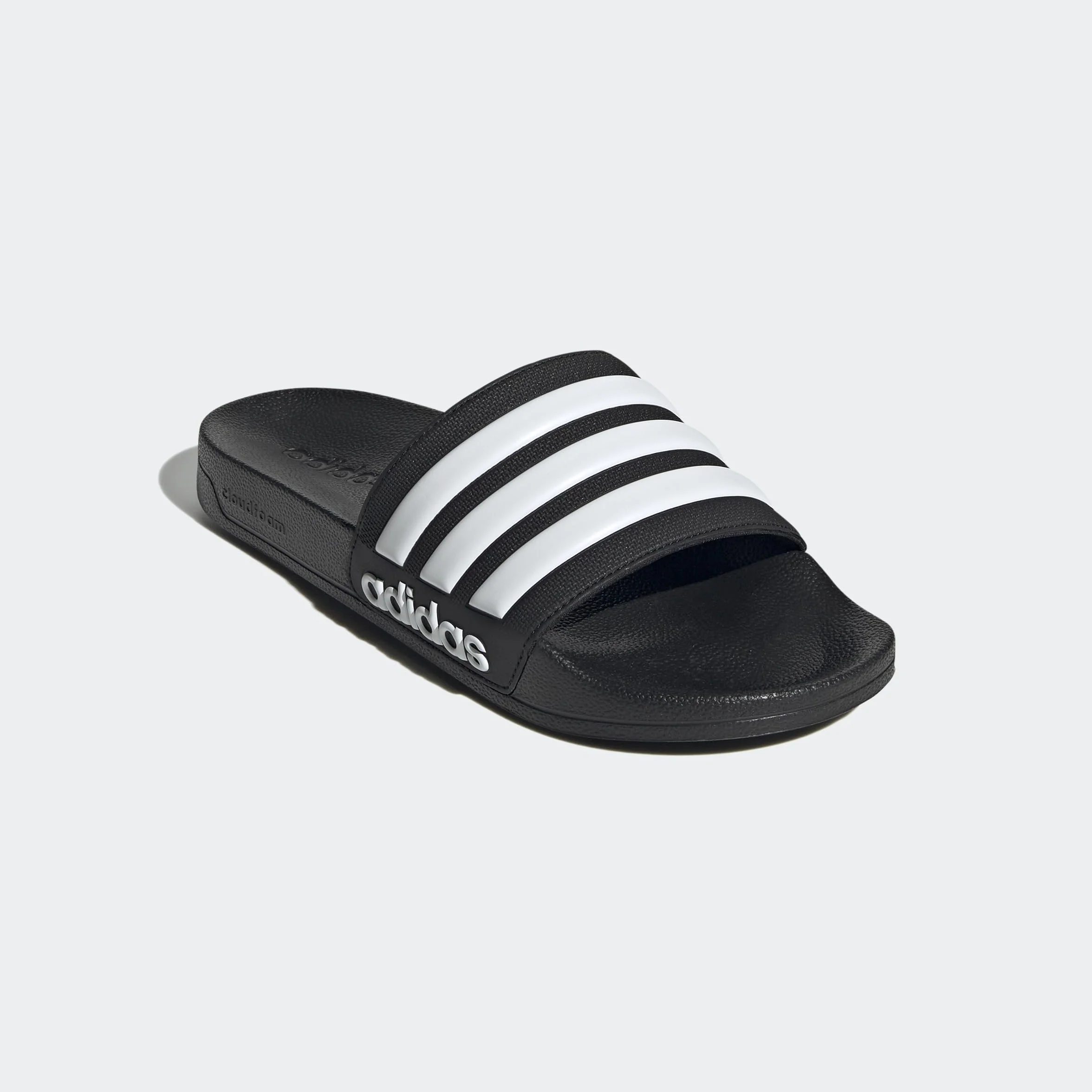 adidas Adilette Shower Slides Core Black Cloud White 44.5 EU