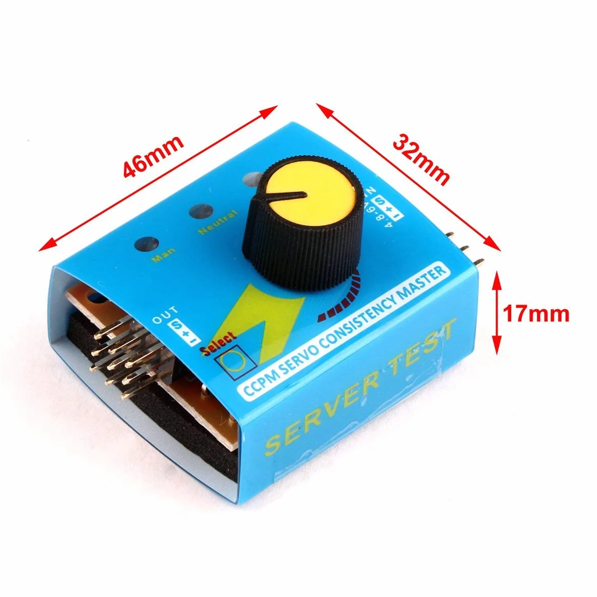 ARCELI RC Helicóptero Motor Servo Tester Aeromodelling Remoto Controlador de velocidad Servidor CCPM Servo consistencia Maestro con indicador de modo 3 DC 4.8-6V