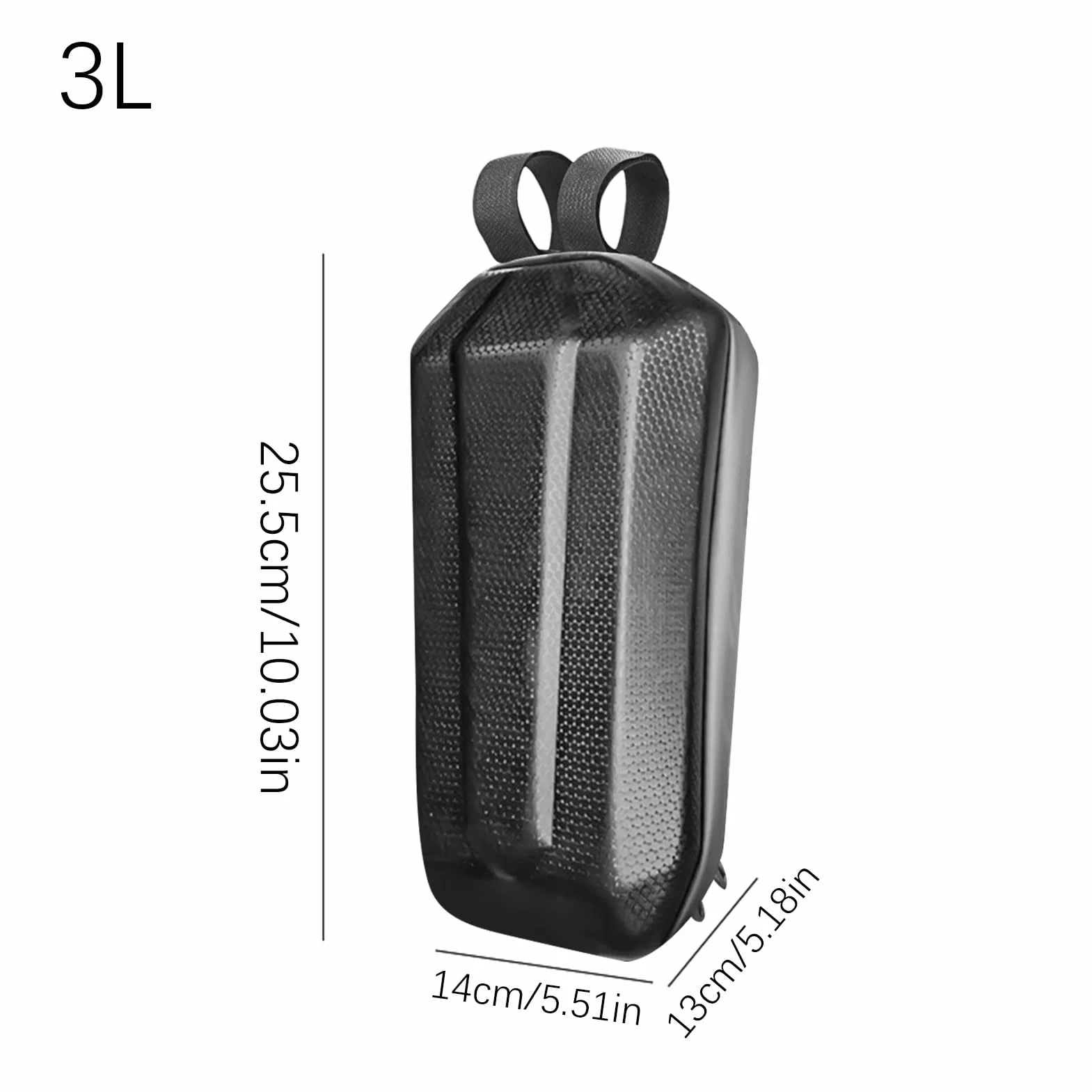 Bolsas Delantera Patinete Rígida Impermeable 3 Litros Manillar Almacenamiento Patinete Eléctrico Compatible Bicicletas Plegables