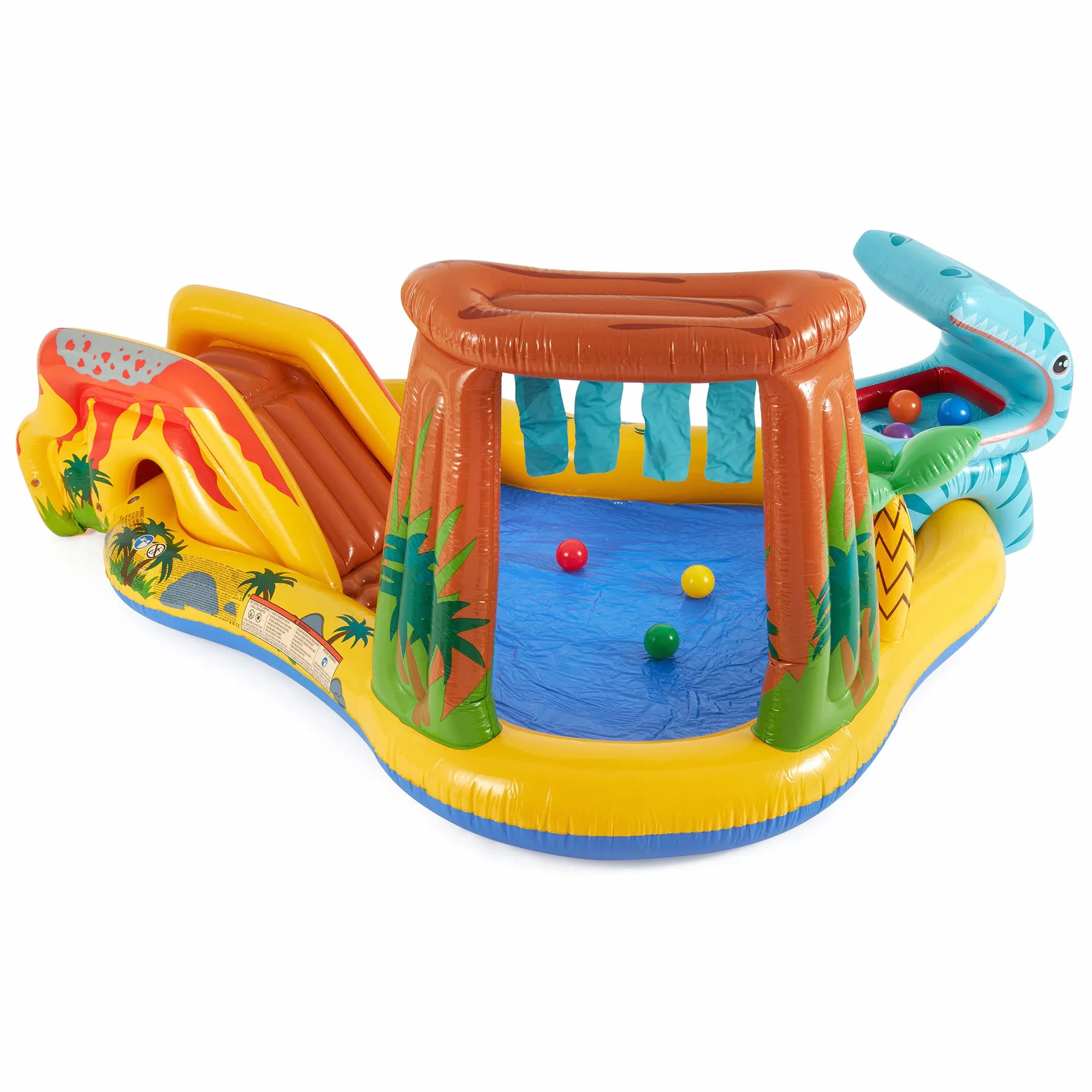 INTEX Centro Juegos Hinchable Dinosaurio 249x191x109 cm 272l