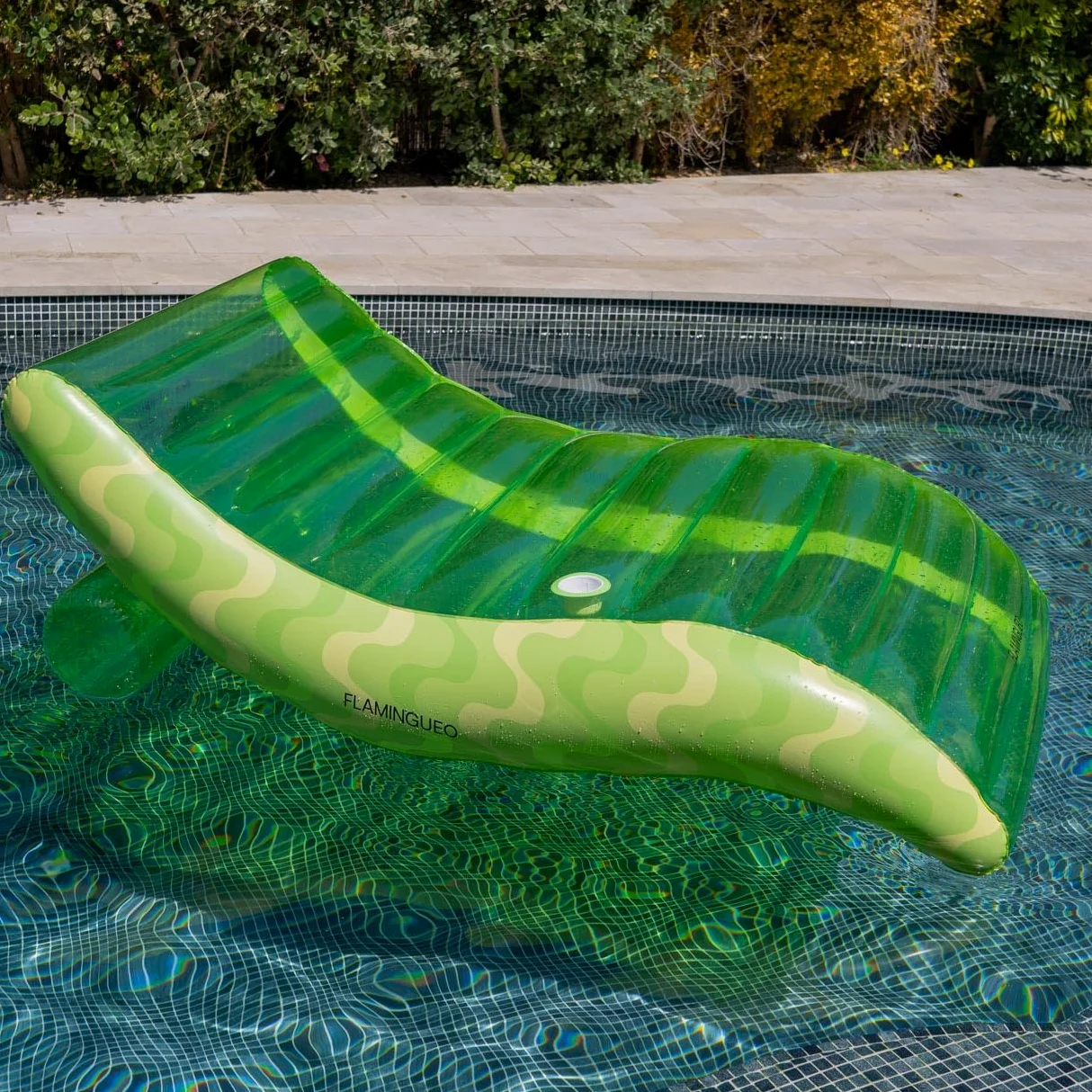 Flamingueo Colchoneta Piscina - Tumbona Hinchable, Flotadores Piscina, Hinchables para Piscina, Hamaca de Agua, Flotadores Gigantes, 114 x 180 x 70 cm