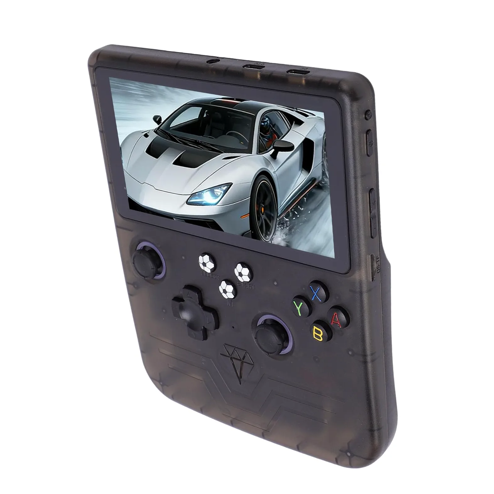 Consola de Juegos Portátil Retro R60MAX, Consola de Juegos Retro Portátil, Consolas de Videojuegos con Pantalla IPS de 6", , Tarjeta de 128 GB, Compatible con Emulador 30+, Batería de 6000