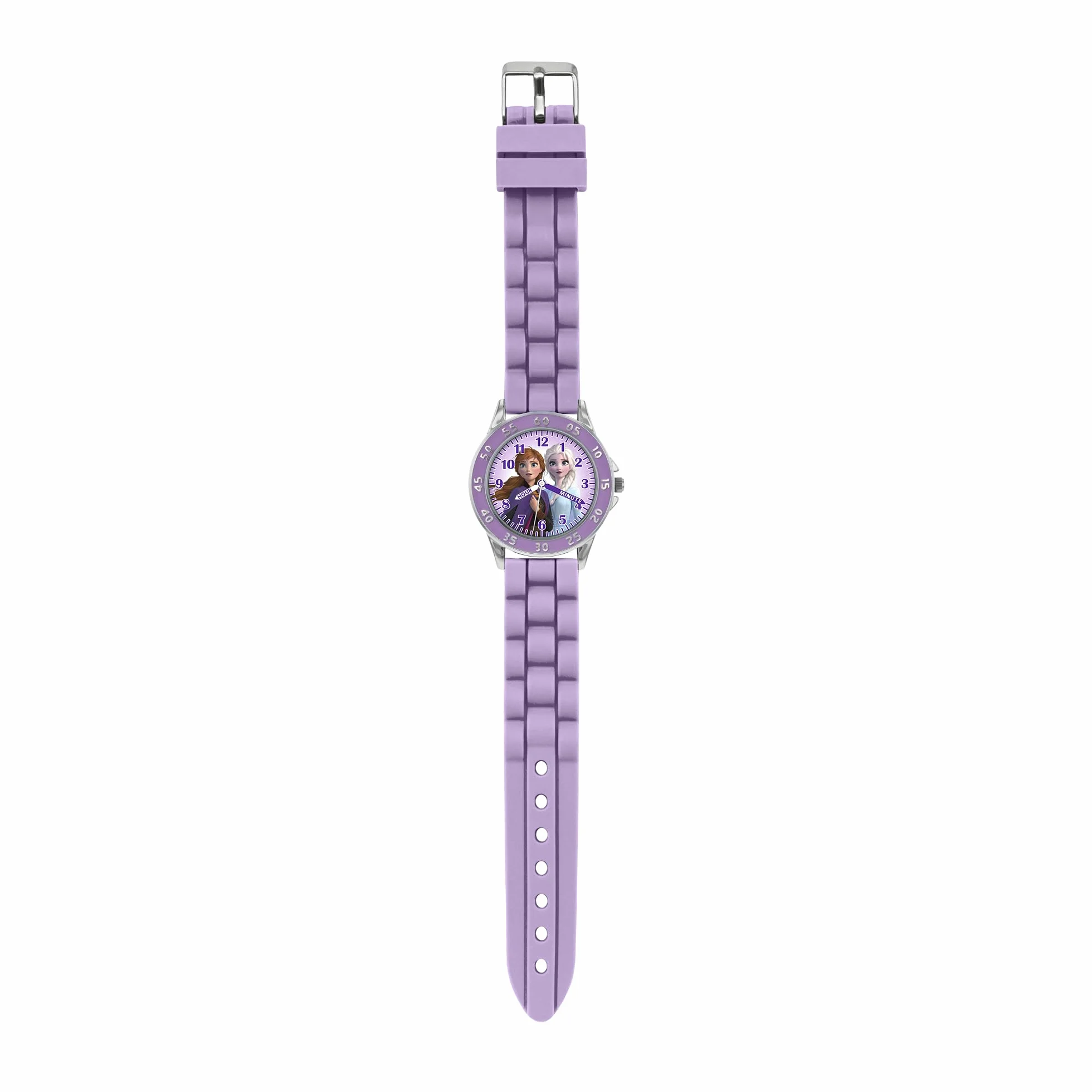 Disney Frozen FZN9505 Reloj Analógico de Cuarzo para Niña con Correa de Silicona