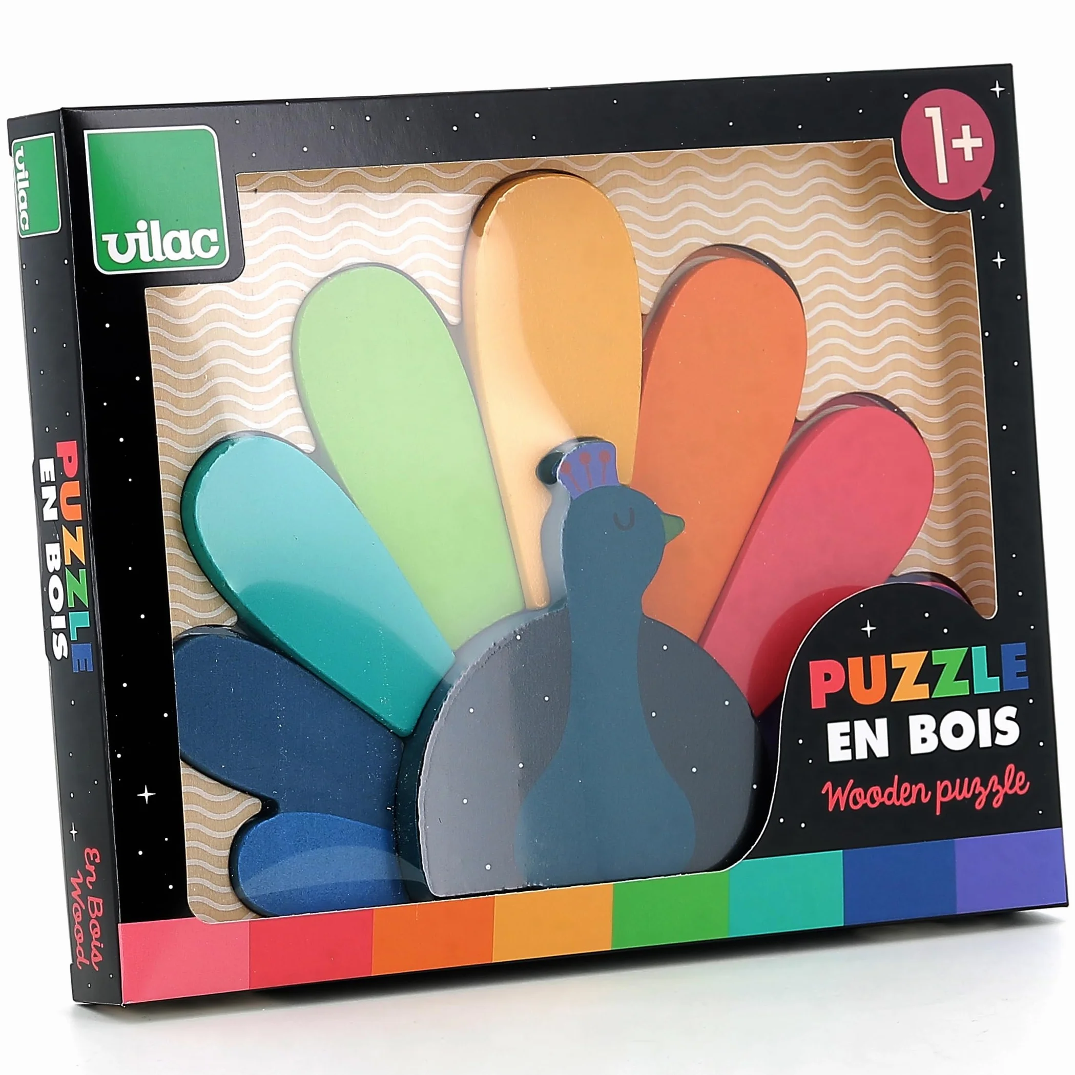 Nattou Animales Rompecabezas Multicolor Grand Vilac VIL7413