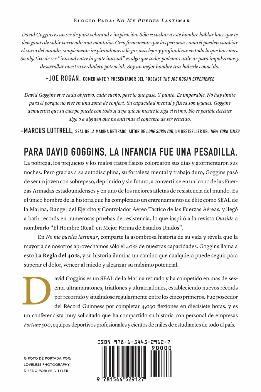 No me puedes lastimar: Domina tu mente y desafía las probabilidades