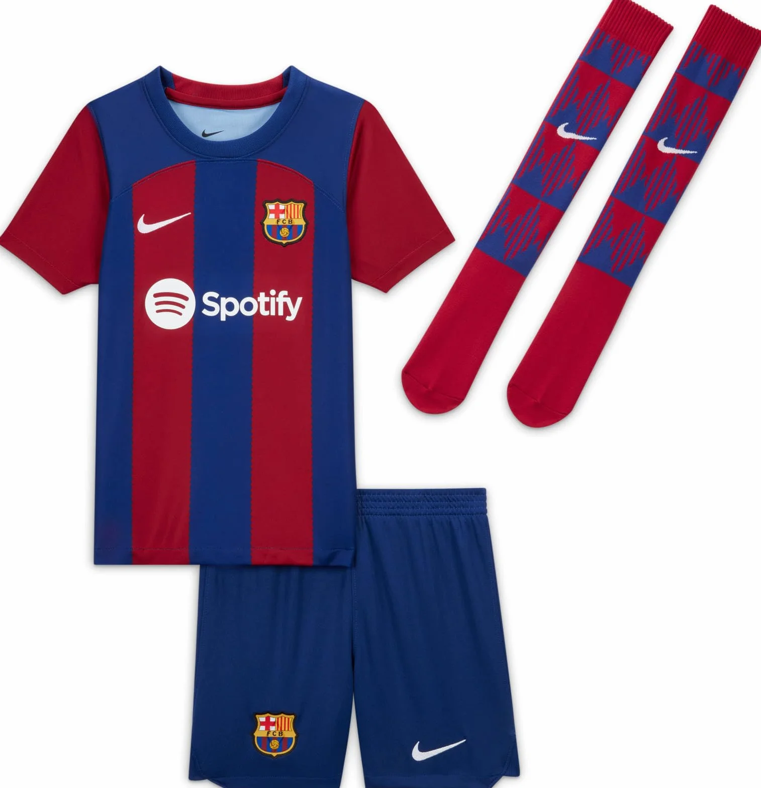 Barcelona FC Kit HM MiniKits Deep Royal Blue/Noble Red/White Tamaño L