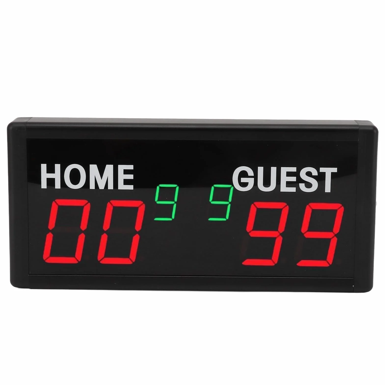 Marcador, Marcador Electr¨®nico LED Remoto, Marcador de Mesa Port¨¢til, Marcador de Aleta para Ma¨ªz, Baloncesto, Tenis, Voleibol, Tenis de Mesa, Deportes (Enchufe de la UE)