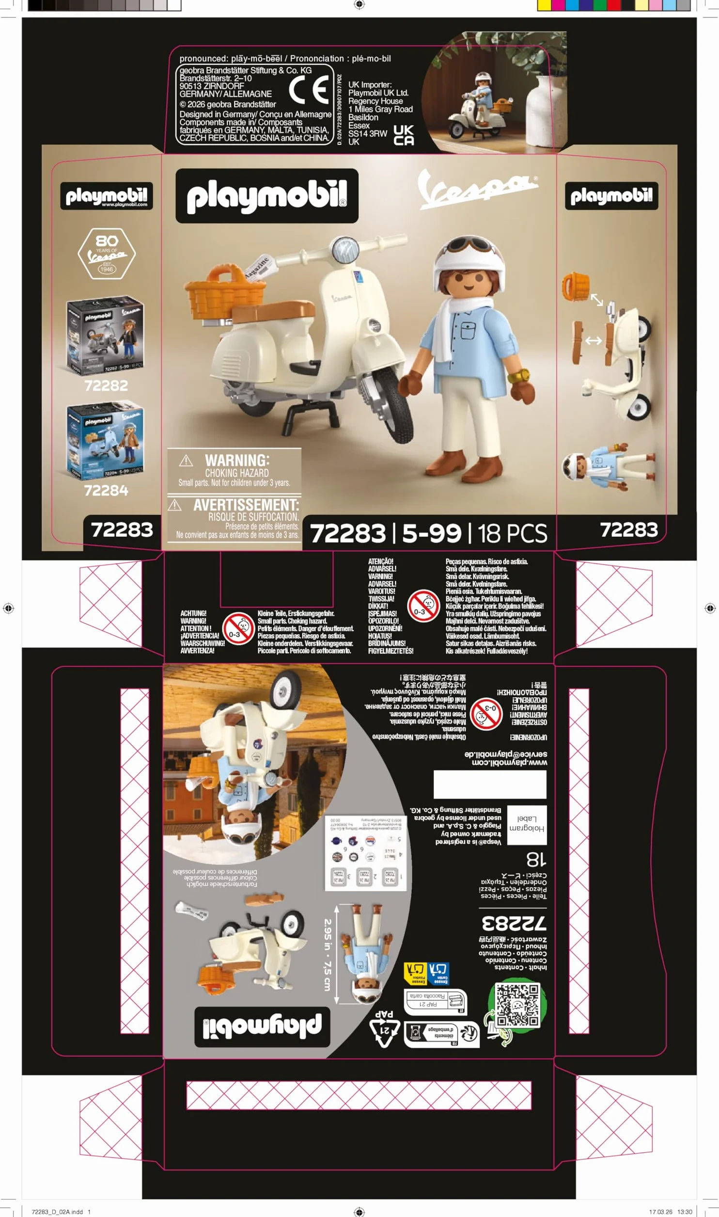 PLAYMOBIL | Vehículos | 80 años de Vespa: Estilo clásico