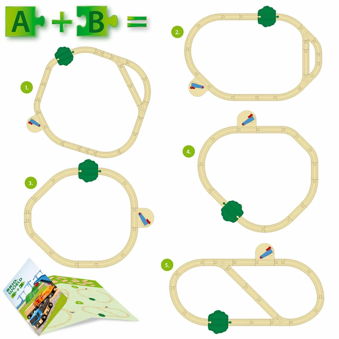 BRIO - Set de Inicio Construccion Levanta y Carga, Circuito Tren, para Niños de 3 Años o más,