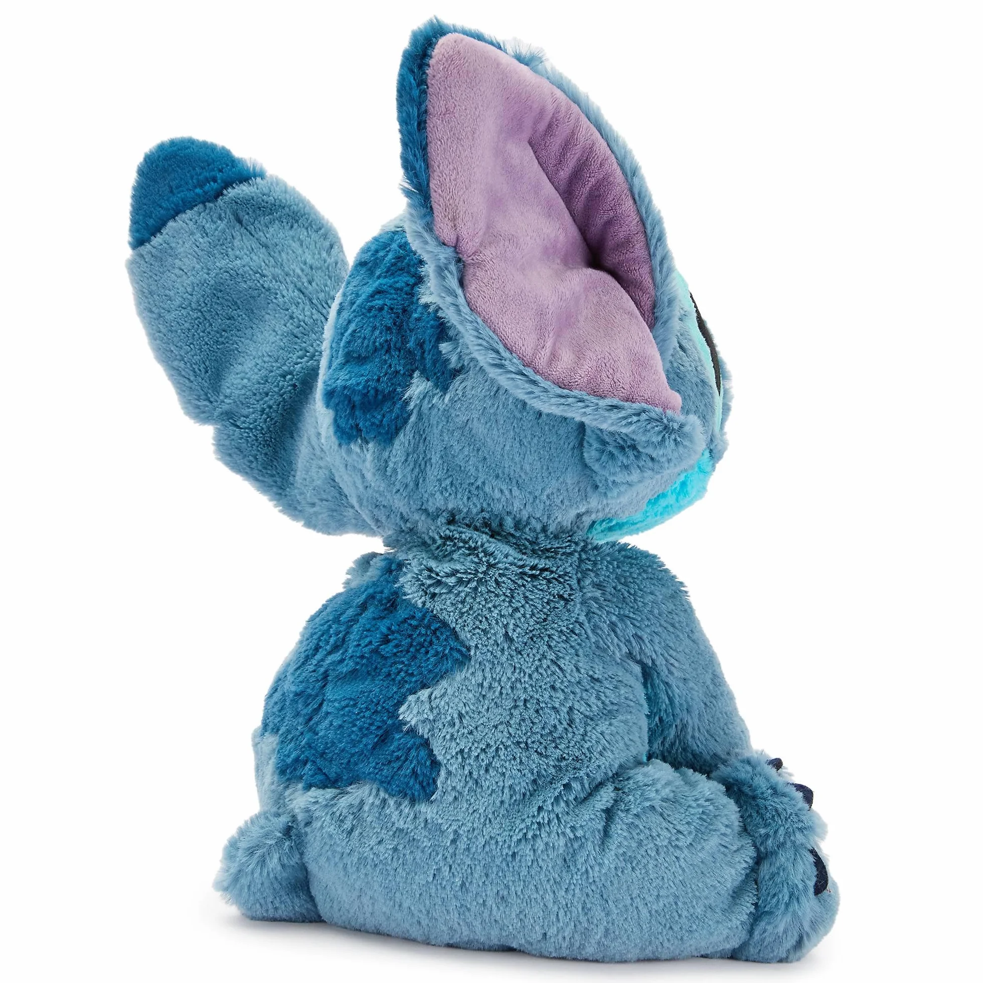 Disney Store Peluche Mediano Stitch 38 cm Textura Afelpada Detalles Bordados Orejas Flexibles