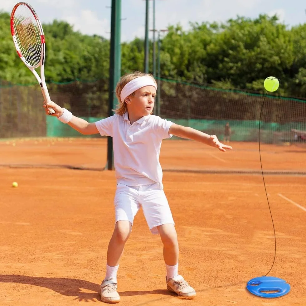 APOMOONS Pelota de tenis con cuerda para entrenamiento, 2 pelotas de rebote